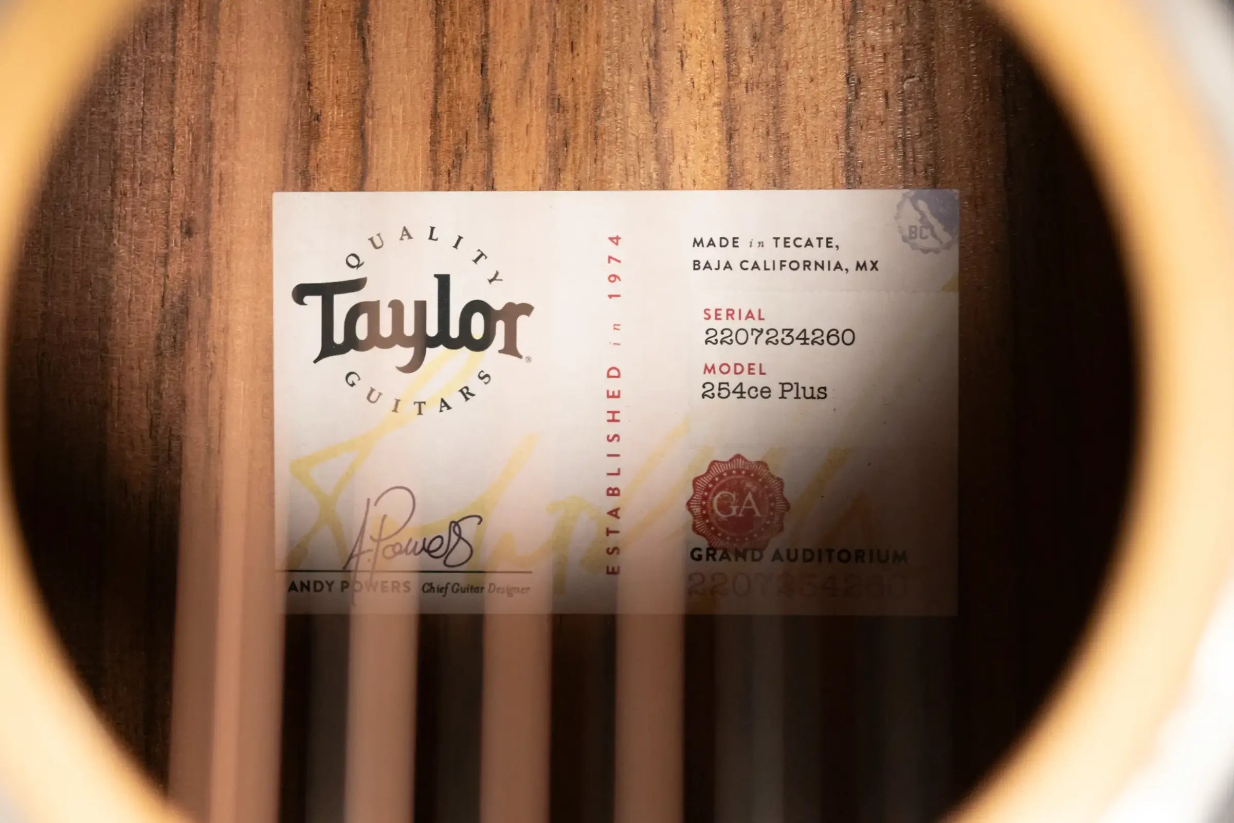 Taylor 254ce Plus 12-String Grand Auditorium Acoustic/Electric Guitar with Aerocase