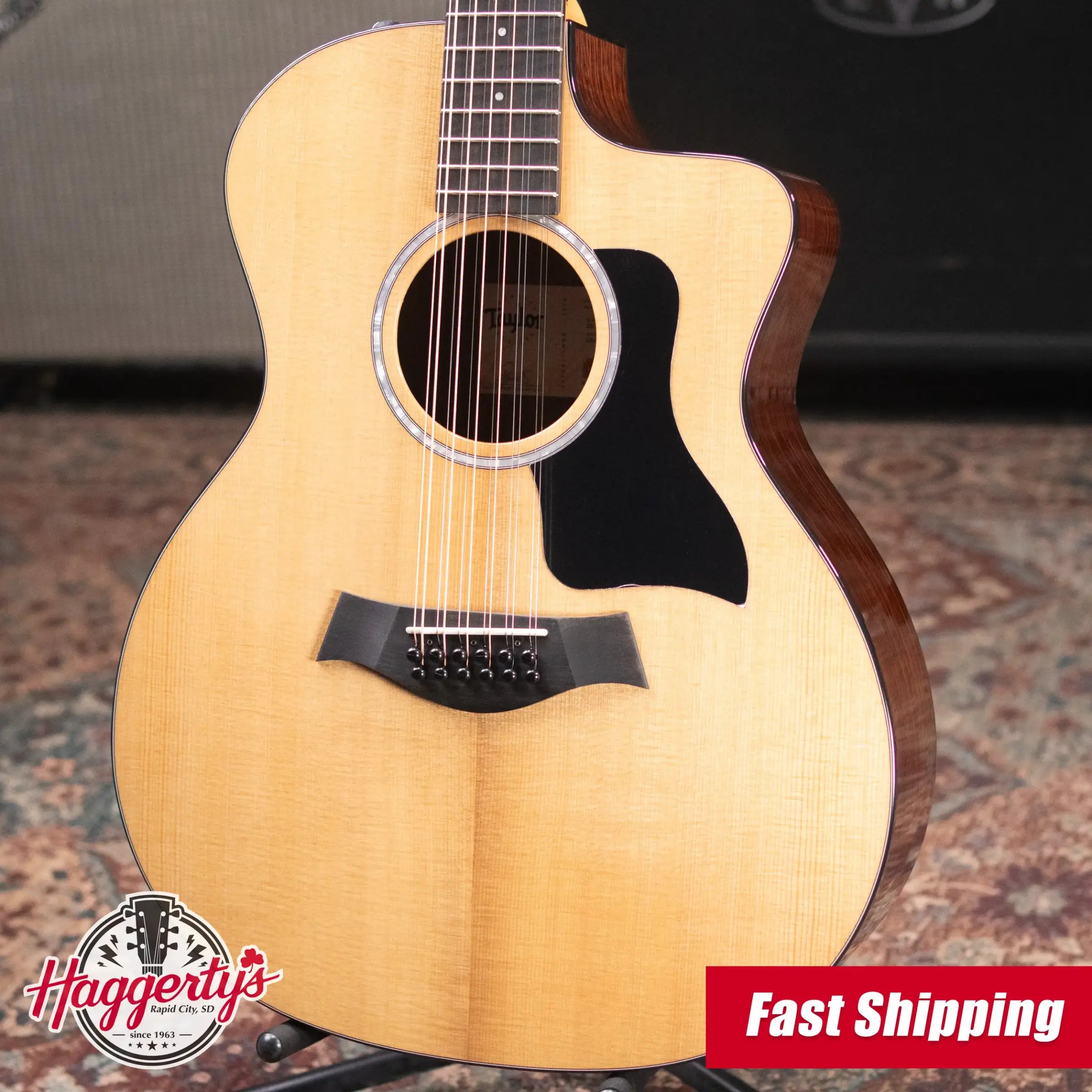 Taylor 254ce Plus 12-String Grand Auditorium Acoustic/Electric Guitar with Aerocase