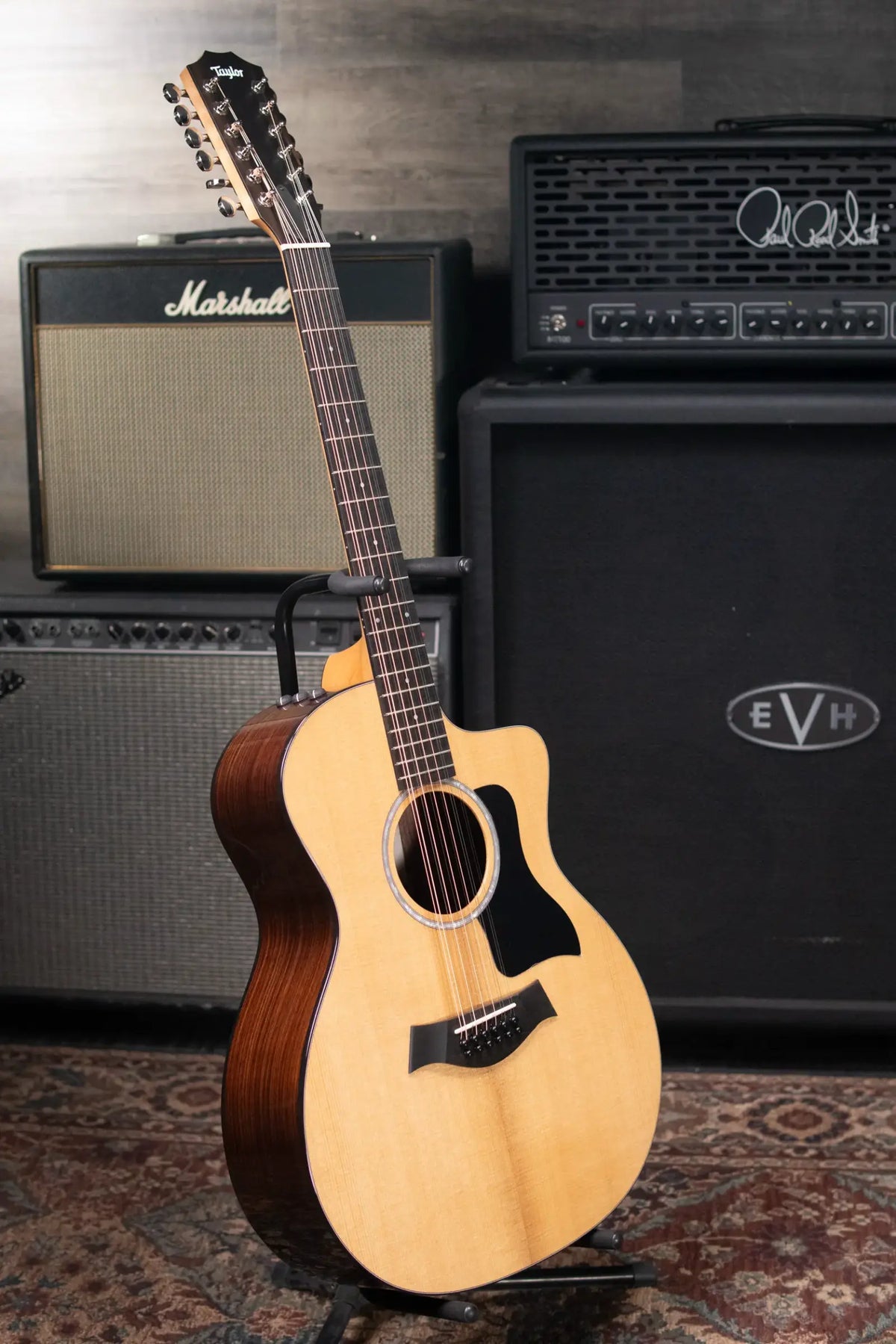Taylor 254ce Plus 12-String Grand Auditorium Acoustic/Electric Guitar with Aerocase