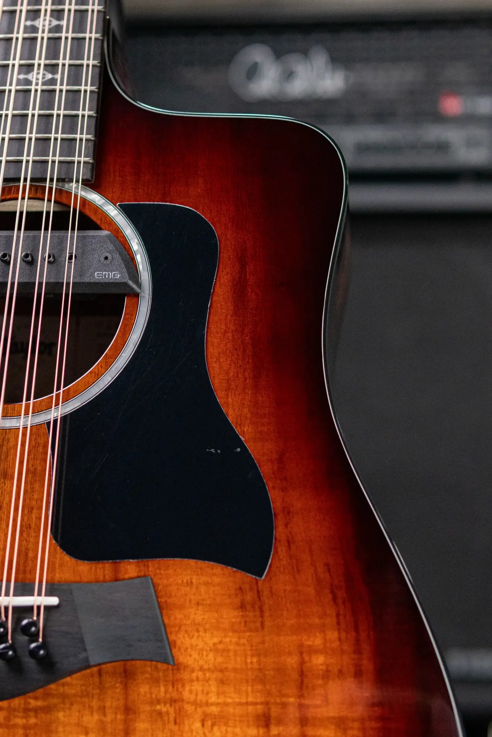 Taylor 260ce-K DLX Bajo Quinto Acoustic/Electric Guitar with Hardshell Case