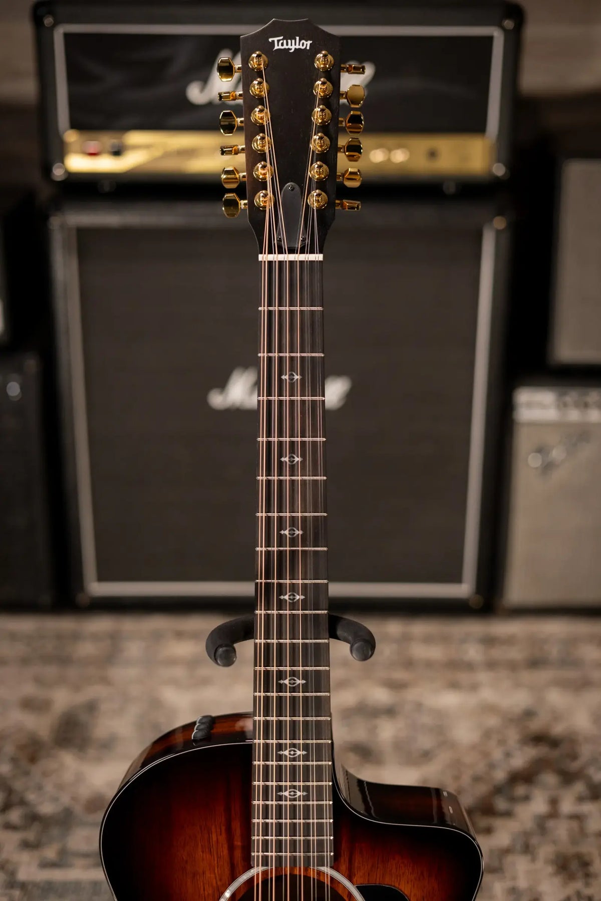 Taylor 264ce-K DLX 12-String Grand Auditorium Acoustic/Electric Guitar with Hardshell Case