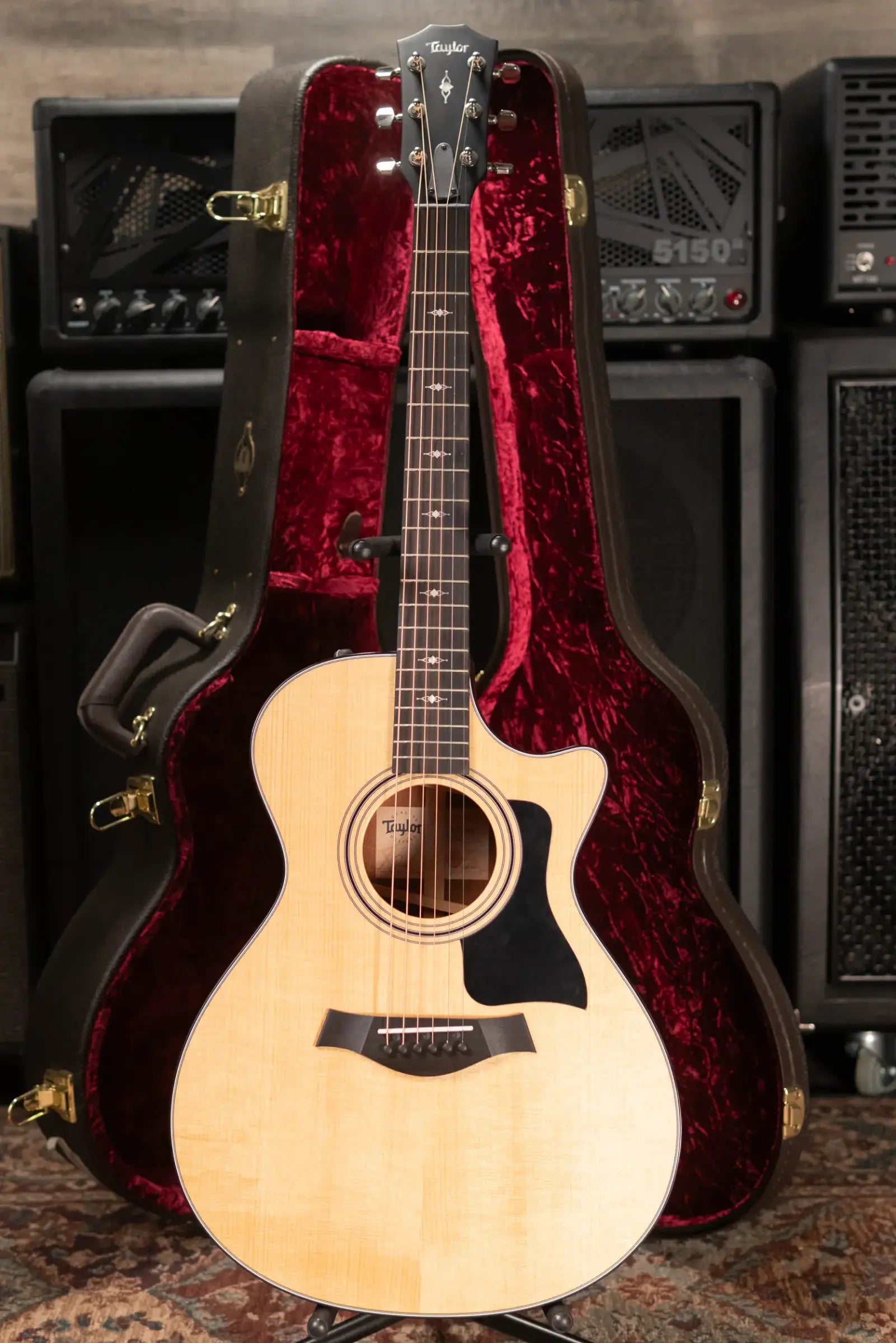 Taylor 312ce Grand Concert Acoustic/Electric Guitar with Hardshell Case - Used