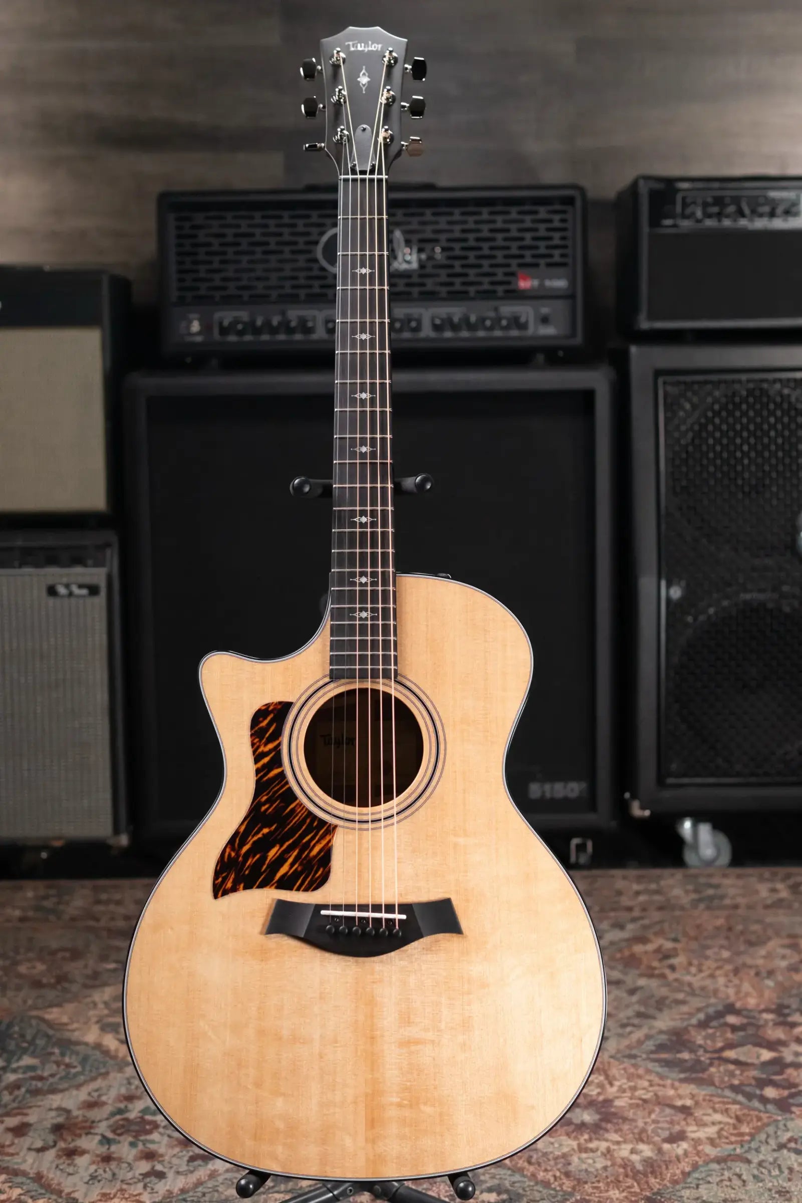 Taylor 314ce Left-Handed Grand Auditorium Acoustic/Electric Guitar with Hardshell Case