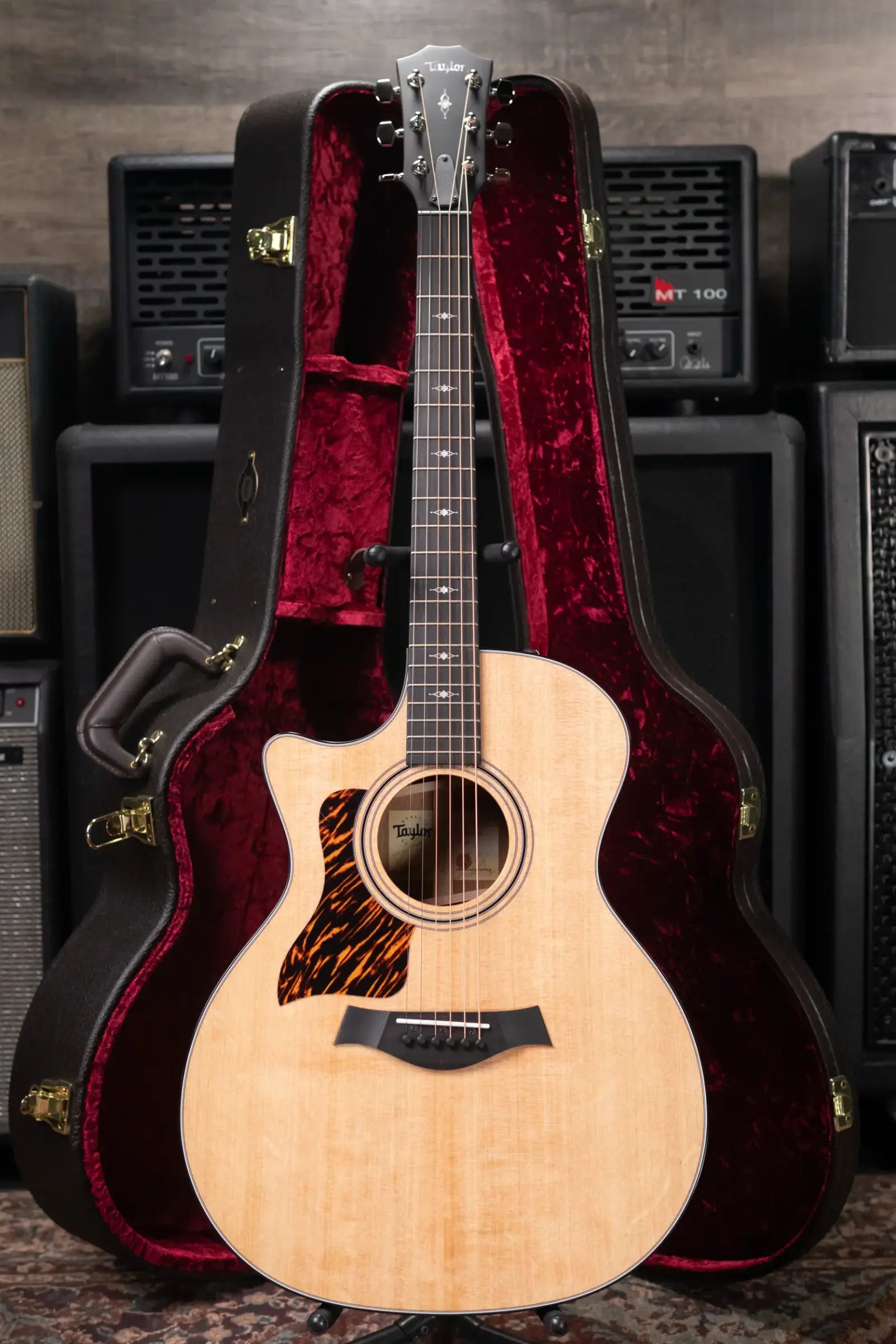 Taylor 314ce Left-Handed Grand Auditorium Acoustic/Electric Guitar with Hardshell Case