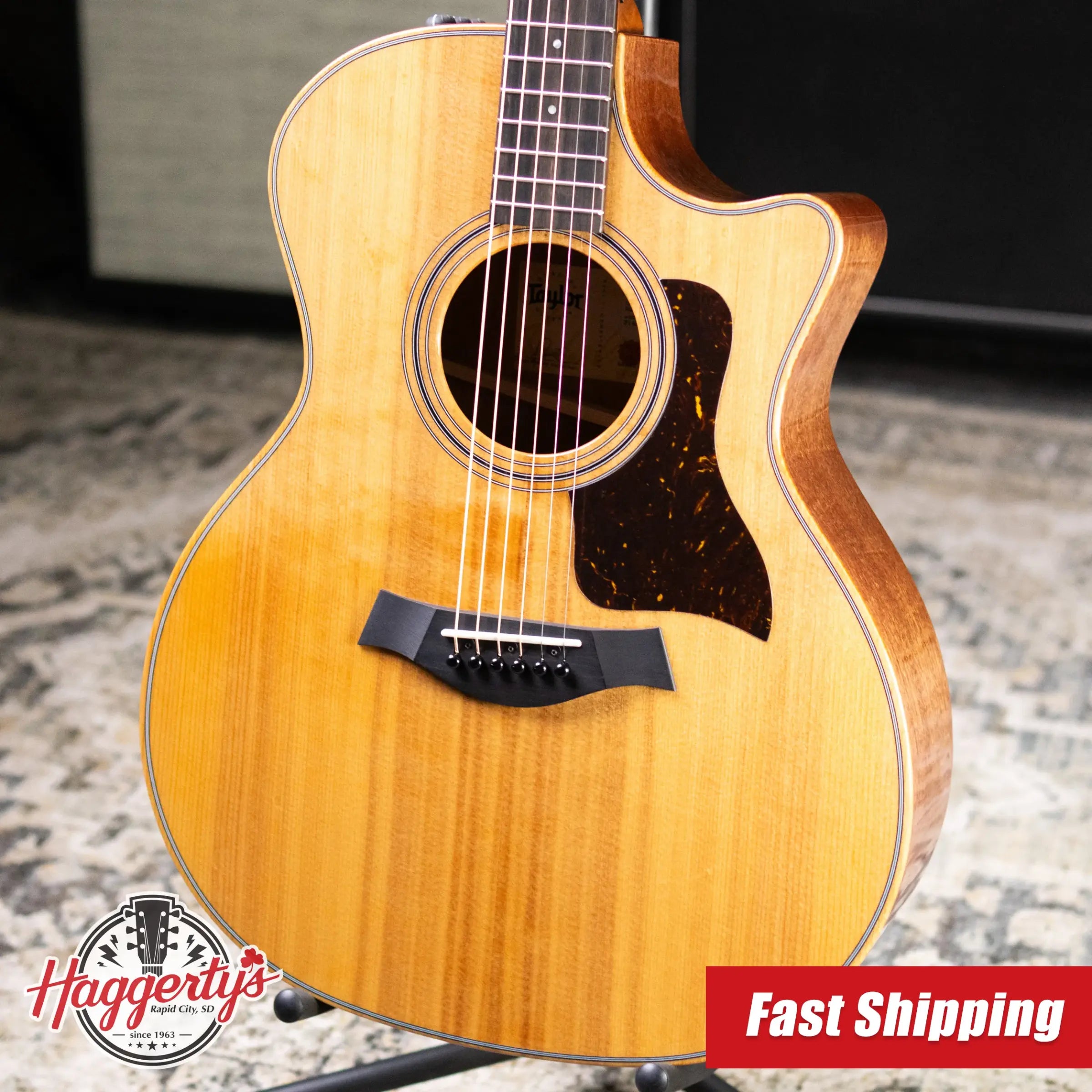 Taylor 314ce Studio Grand Auditorium Acoustic/Electric Guitar - Natural with Gig Bag