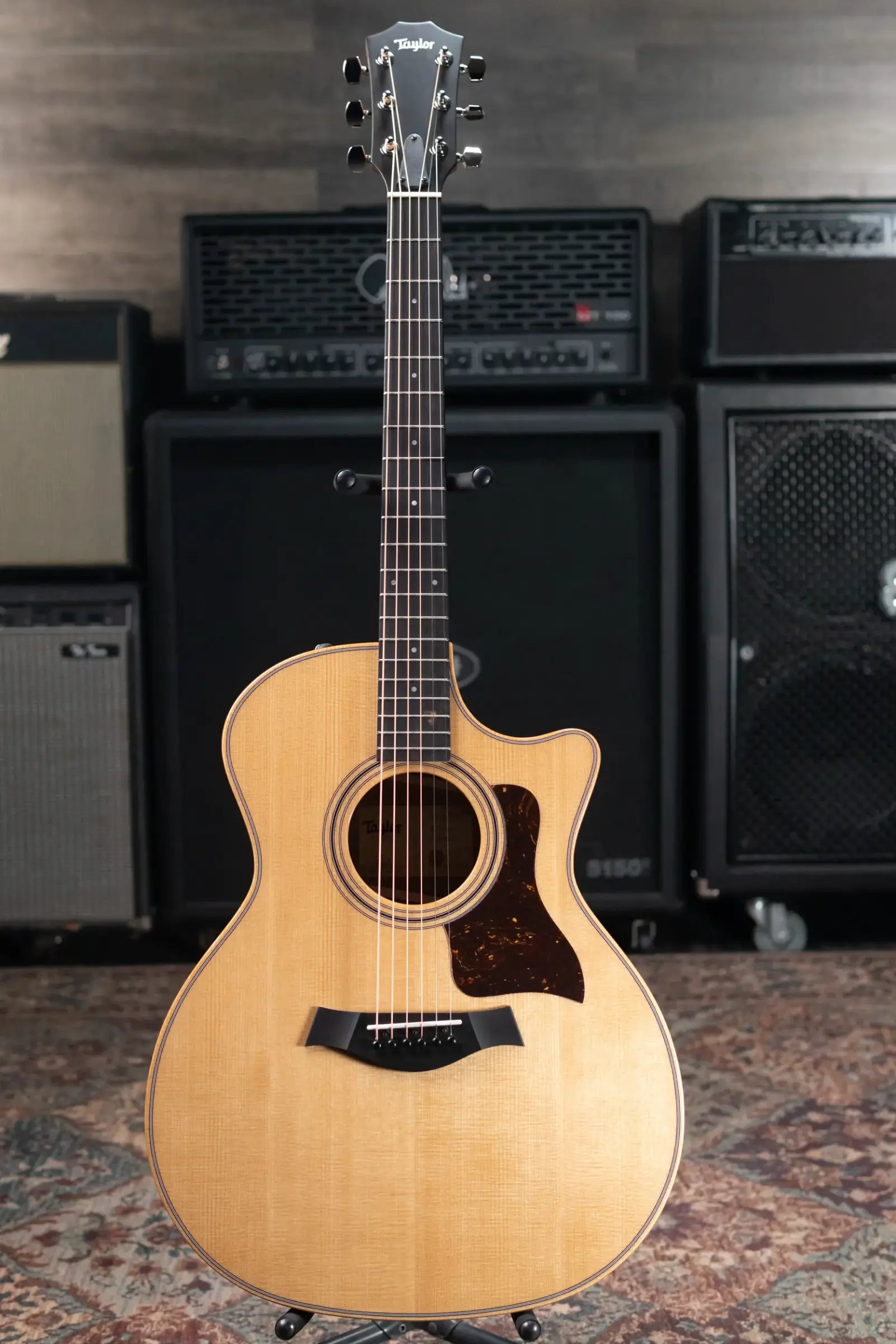 Taylor 314ce Studio Grand Auditorium Acoustic/Electric Guitar - Natural with Structured Gig Bag