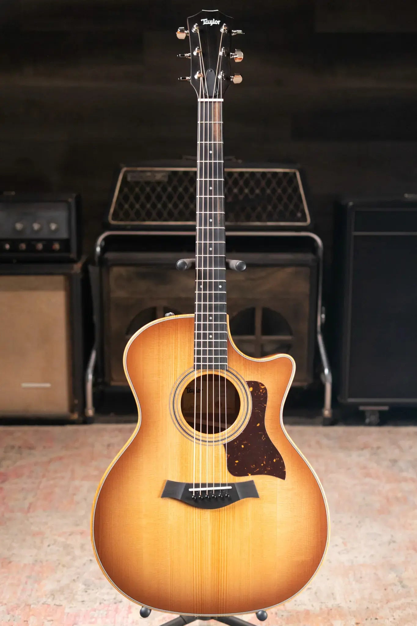 Taylor 314ce Studio Grand Auditorium Acoustic/Electric Guitar - Shaded Edge Burst Top with Gig Bag