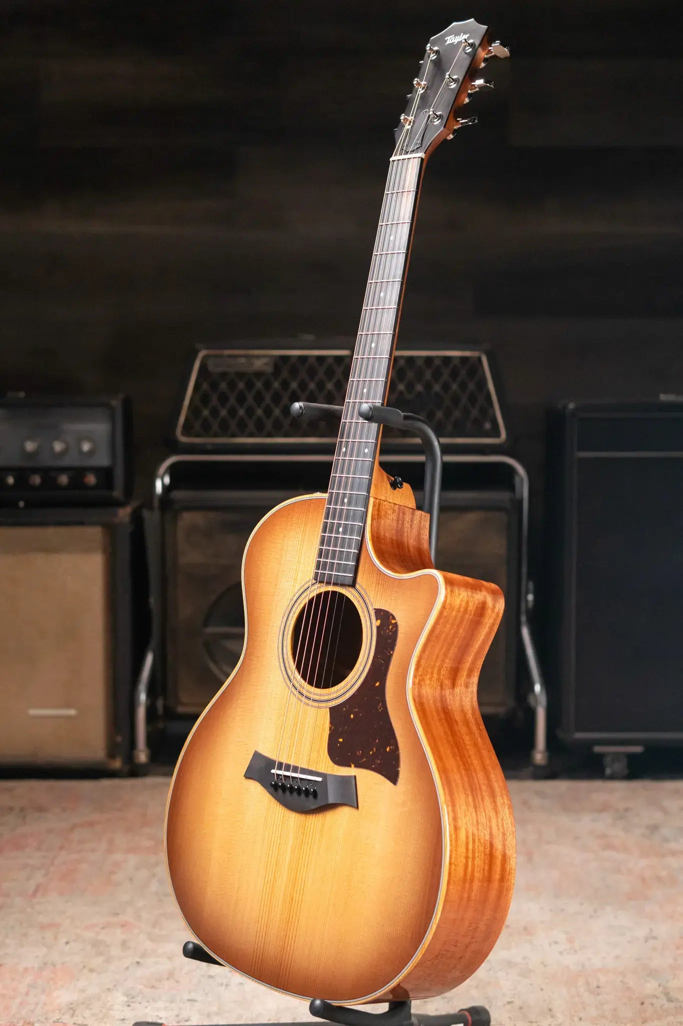 Taylor 314ce Studio Grand Auditorium Acoustic/Electric Guitar - Shaded Edge Burst Top with Gig Bag