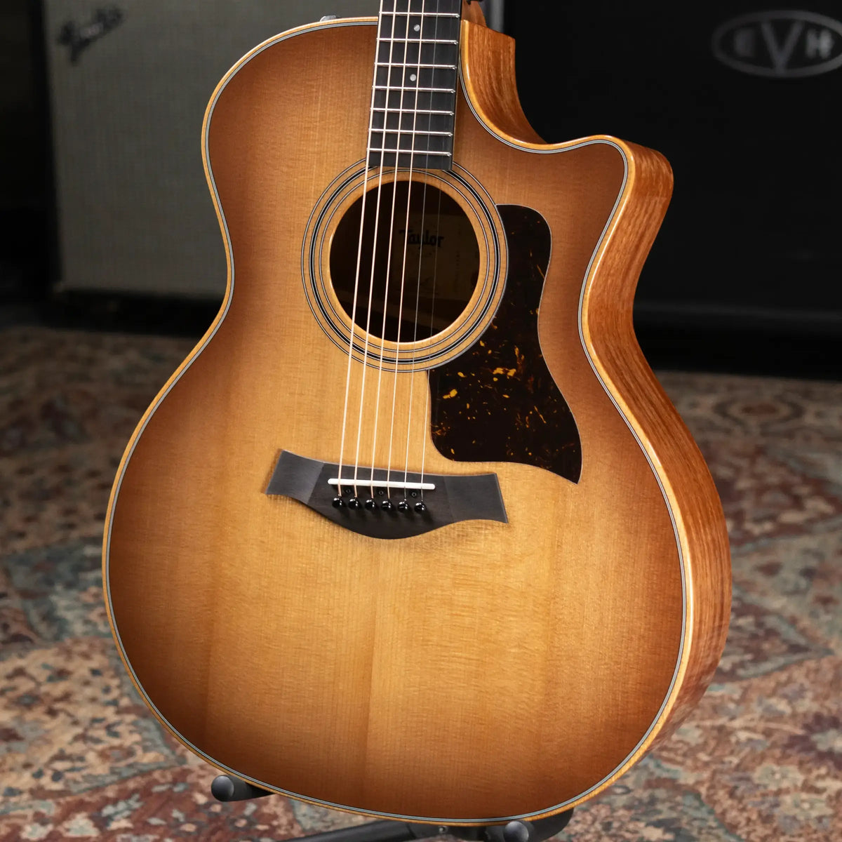 Taylor 314ce Studio Grand Auditorium Acoustic/Electric Guitar - Shaded Edge Burst with Gig Bag