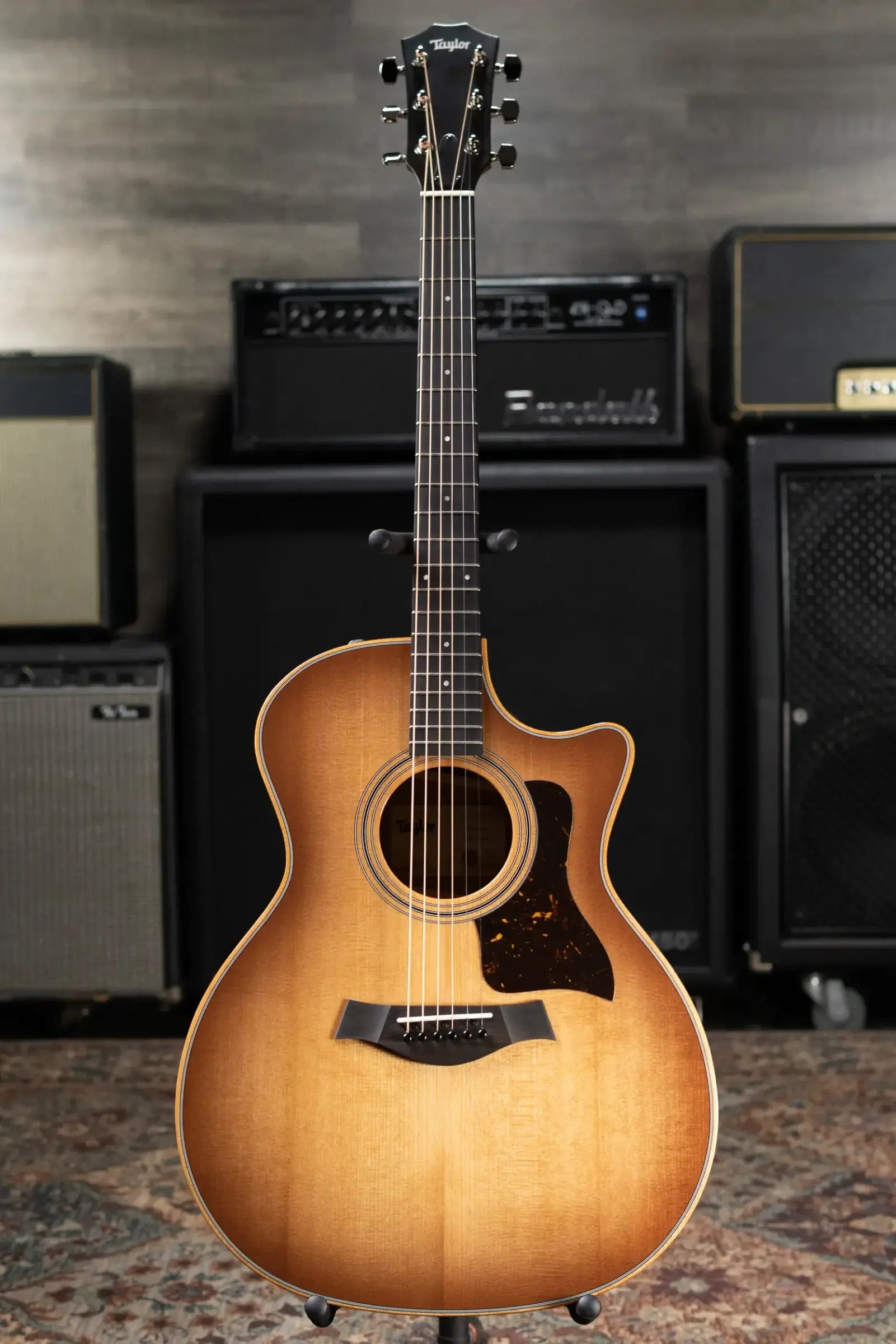 Taylor 314ce Studio Grand Auditorium Acoustic/Electric Guitar - Shaded Edge Burst with Gig Bag