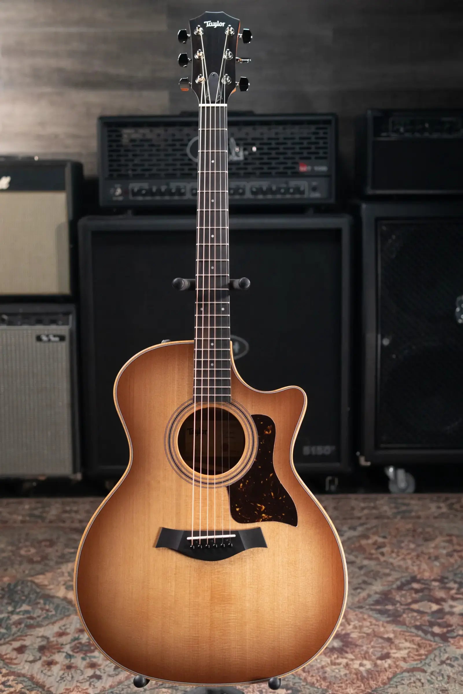 Taylor 314ce Studio Grand Auditorium Acoustic/Electric Guitar - Shaded Edgeburst with Hardshell Case