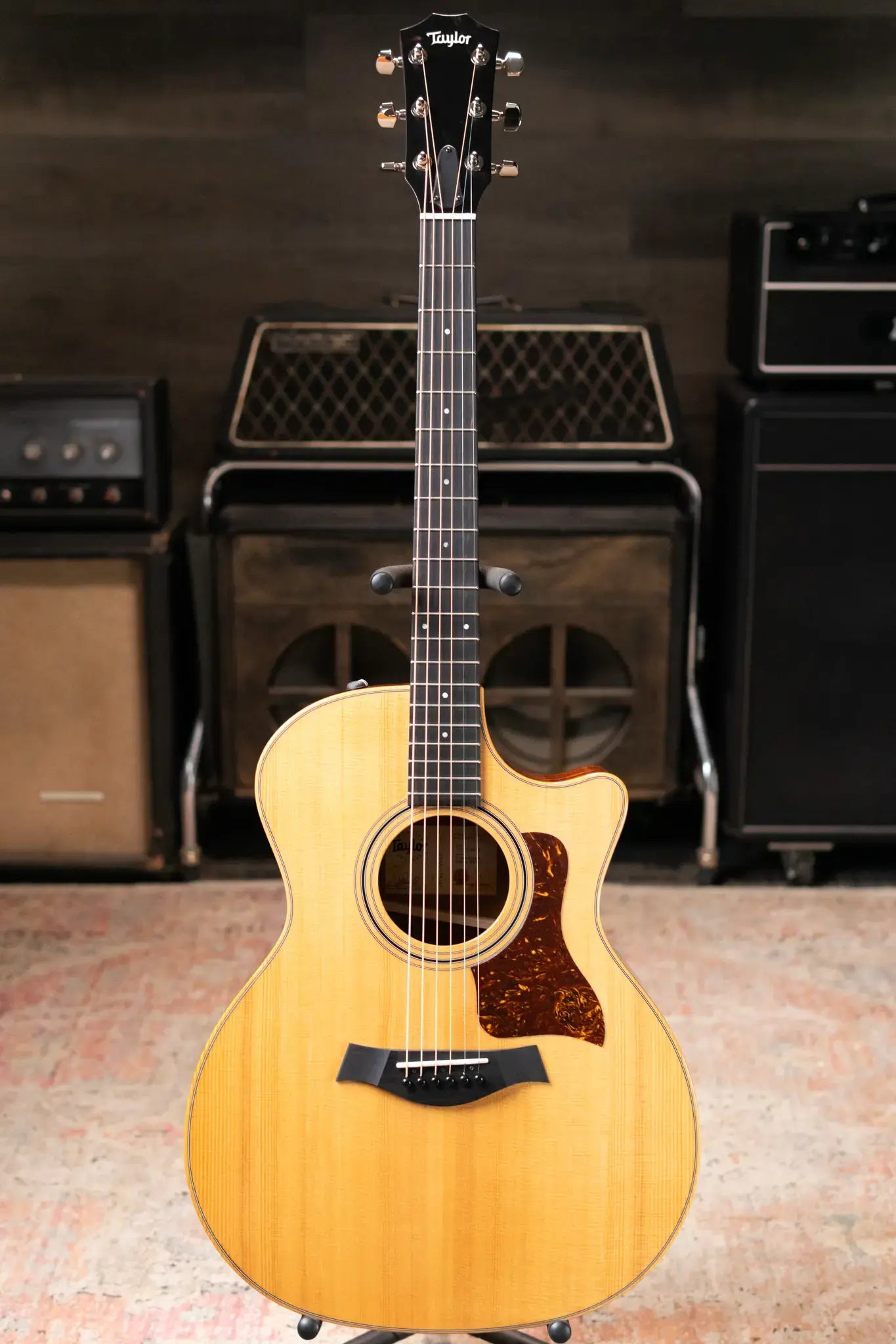 Taylor 314ce Studio Special Edition Grand Auditorium Acoustic-Electric Guitar, Natural w/ Structured Gig Bag