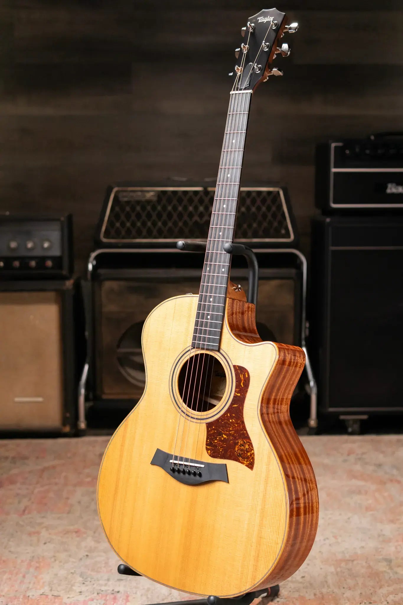Taylor 314ce Studio Special Edition Grand Auditorium Acoustic-Electric Guitar, Natural w/ Structured Gig Bag