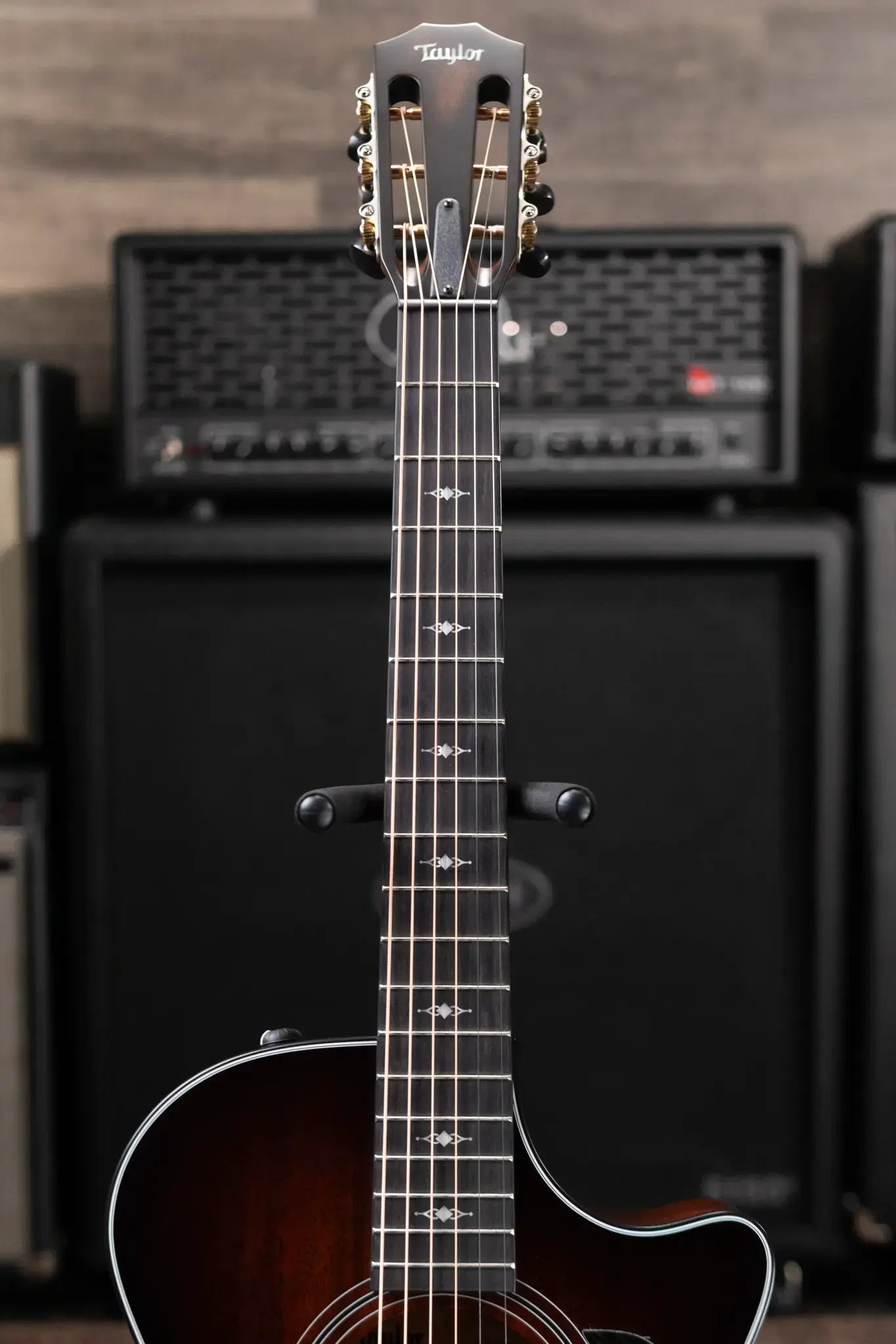 Taylor 322ce 12-Fret Grand Concert Acoustic/Electric Guitar - Shaded Edge Burst with Hardshell Case