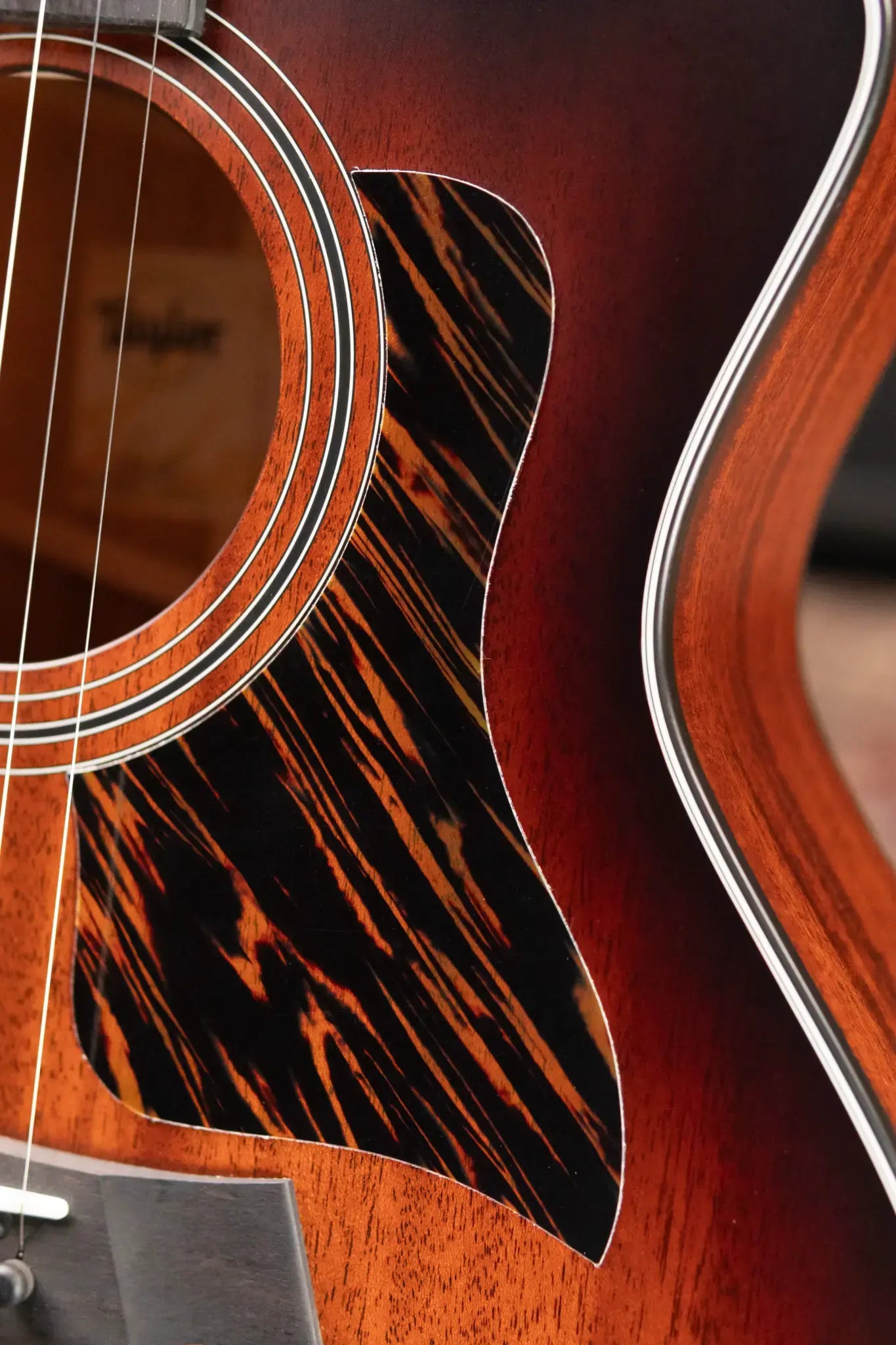 Taylor 324ce Grand Auditorium Acoustic/Electric Guitar - Shaded Edge Burst Top with Hardshell Case