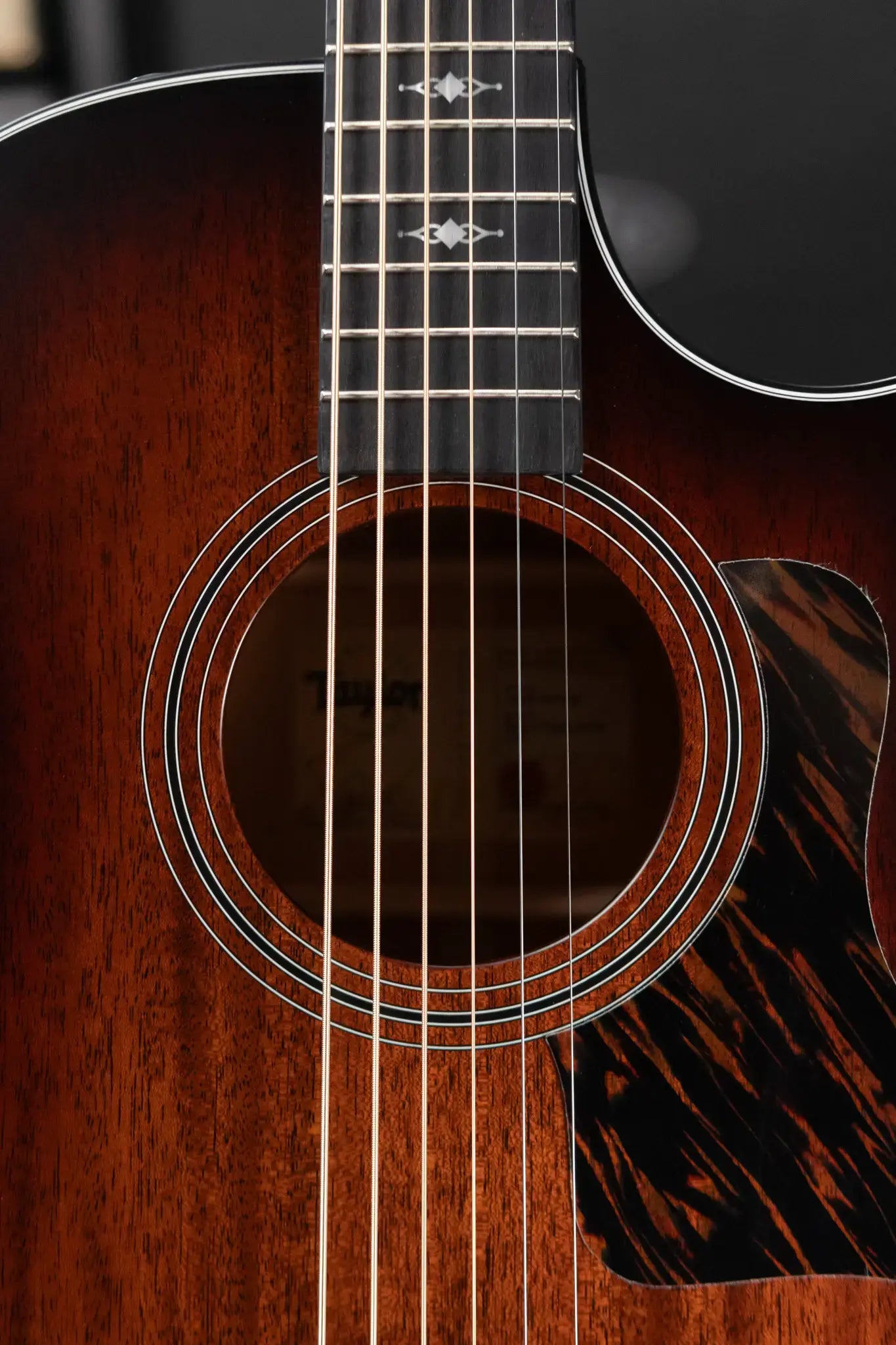 Taylor 324ce Baritone-6 LTD Grand Auditorium Acoustic/Electric Guitar with Hardshell Case