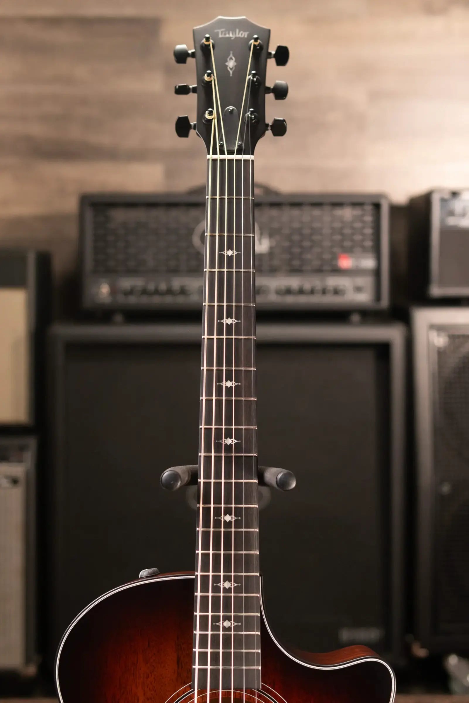 Taylor 324ce Baritone-6 LTD Grand Auditorium Acoustic/Electric Guitar with Hardshell Case