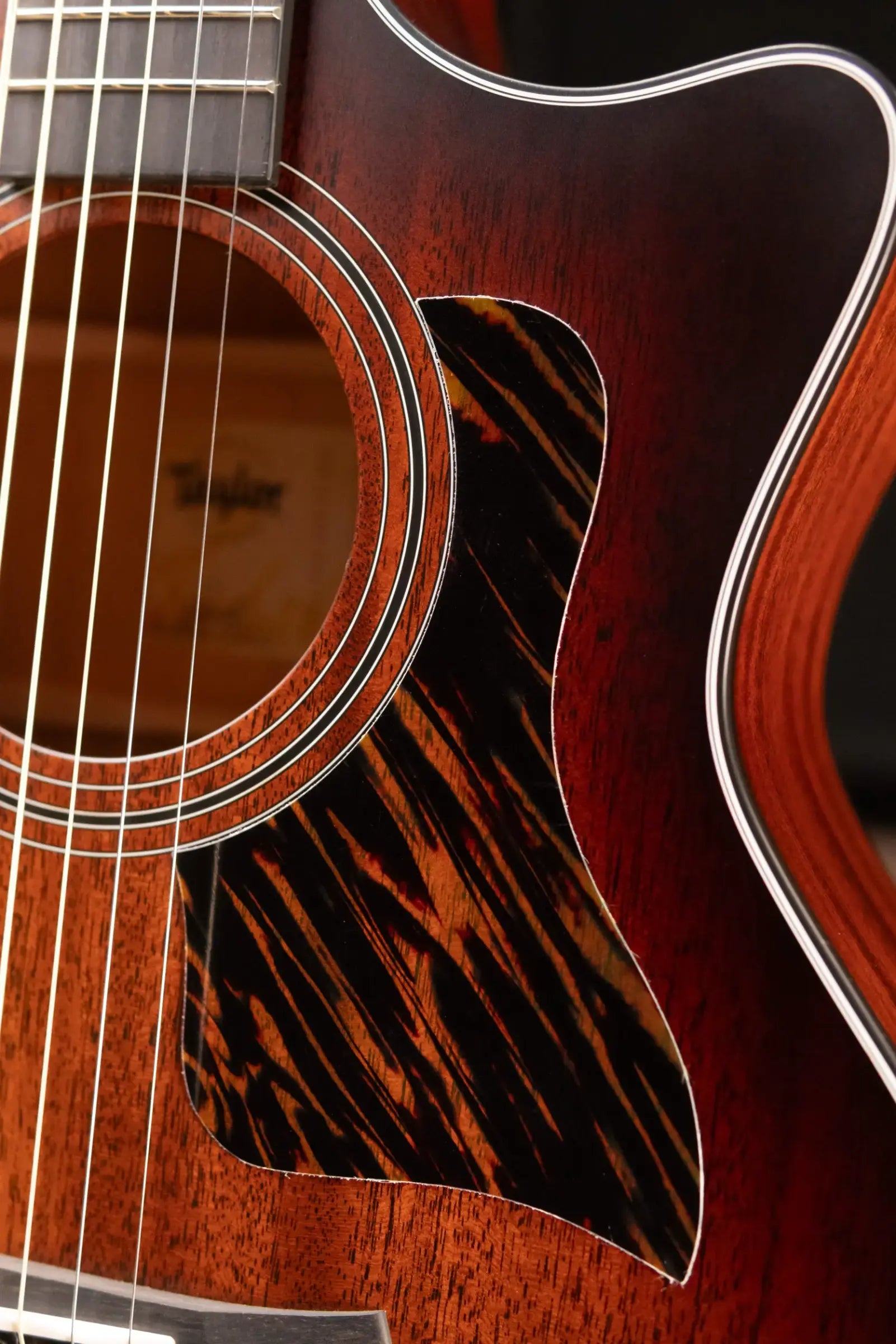 Taylor 324ce Baritone-6 LTD Grand Auditorium Acoustic/Electric Guitar with Hardshell Case
