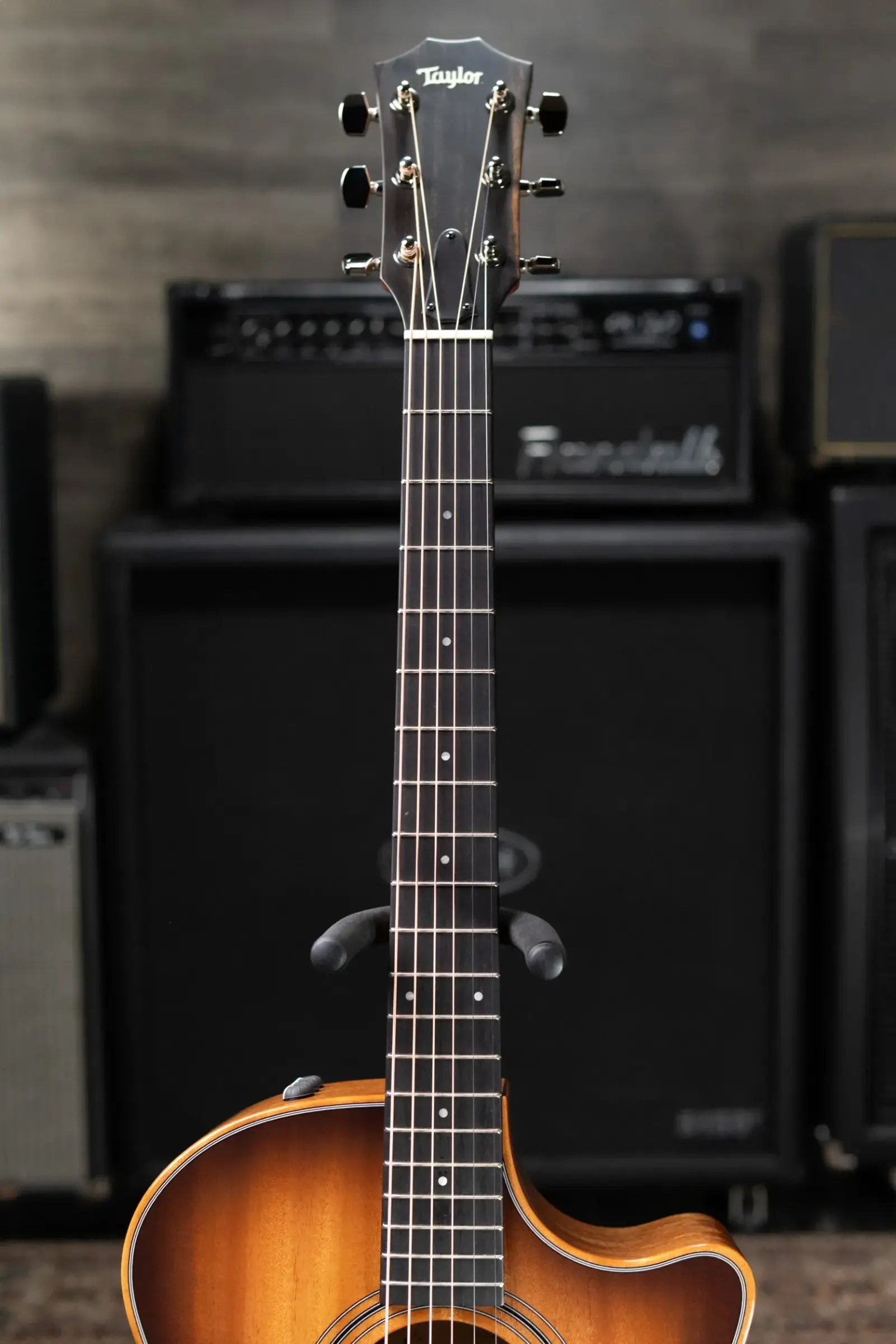 Taylor 324ce Studio Special Edition Grand Auditorium Acoustic/Electric Guitar - Shaded Edge Burst with Gig Bag