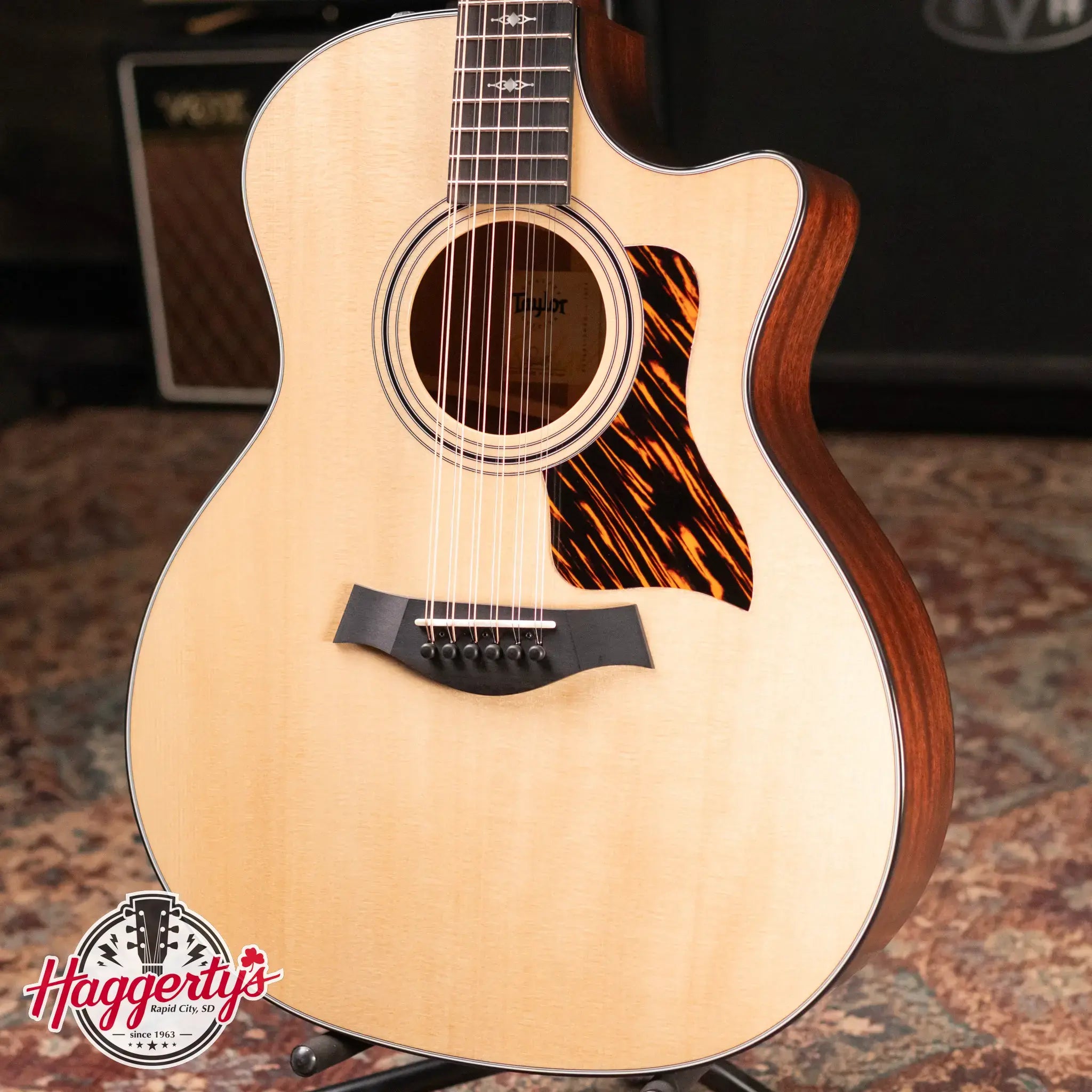 Taylor 354ce 12-String Acoustic/Electric Guitar with Hardshell Case - Floor Model