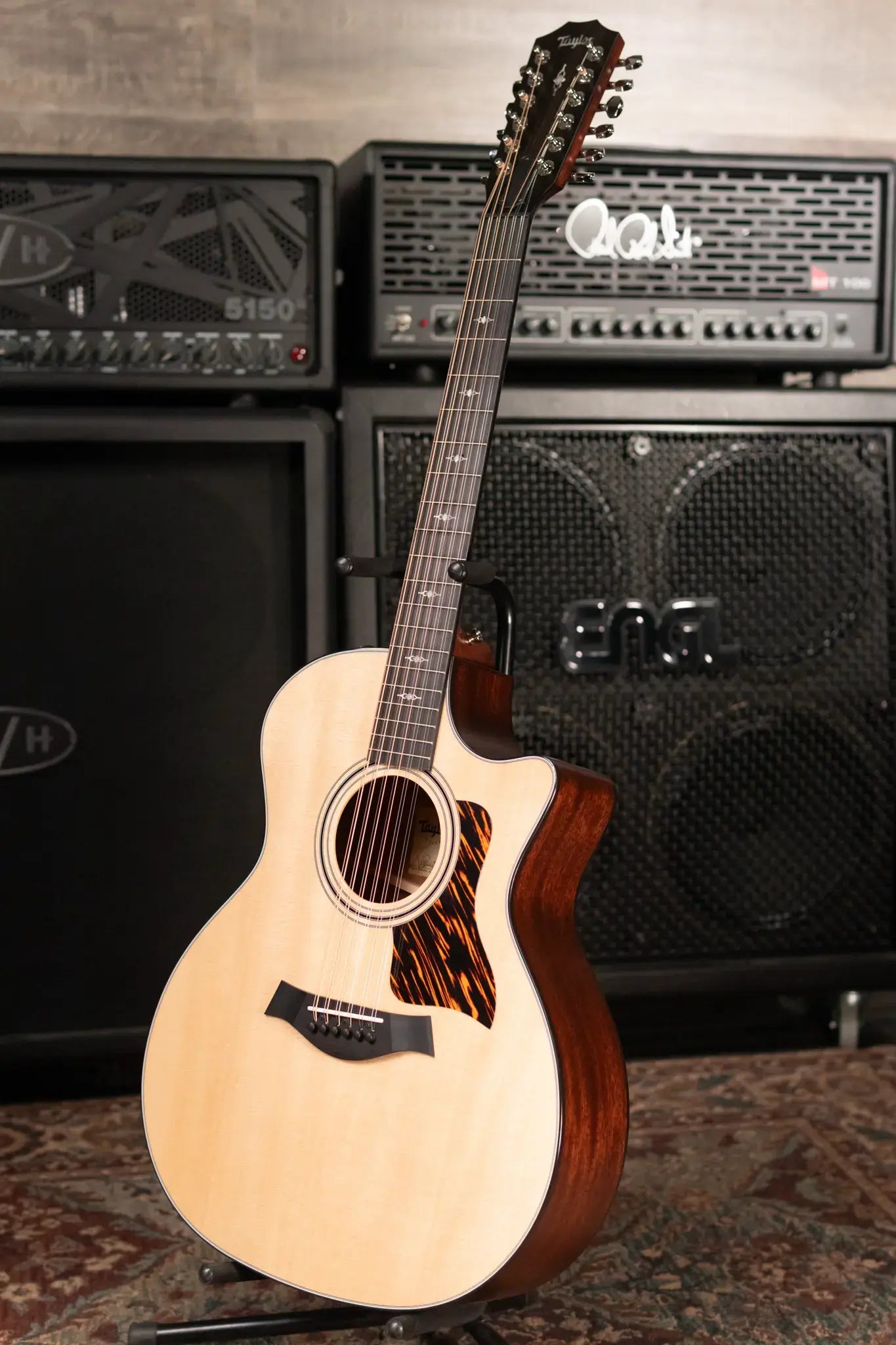 Taylor 354ce 12-String Acoustic/Electric Guitar with Hardshell Case - Floor Model