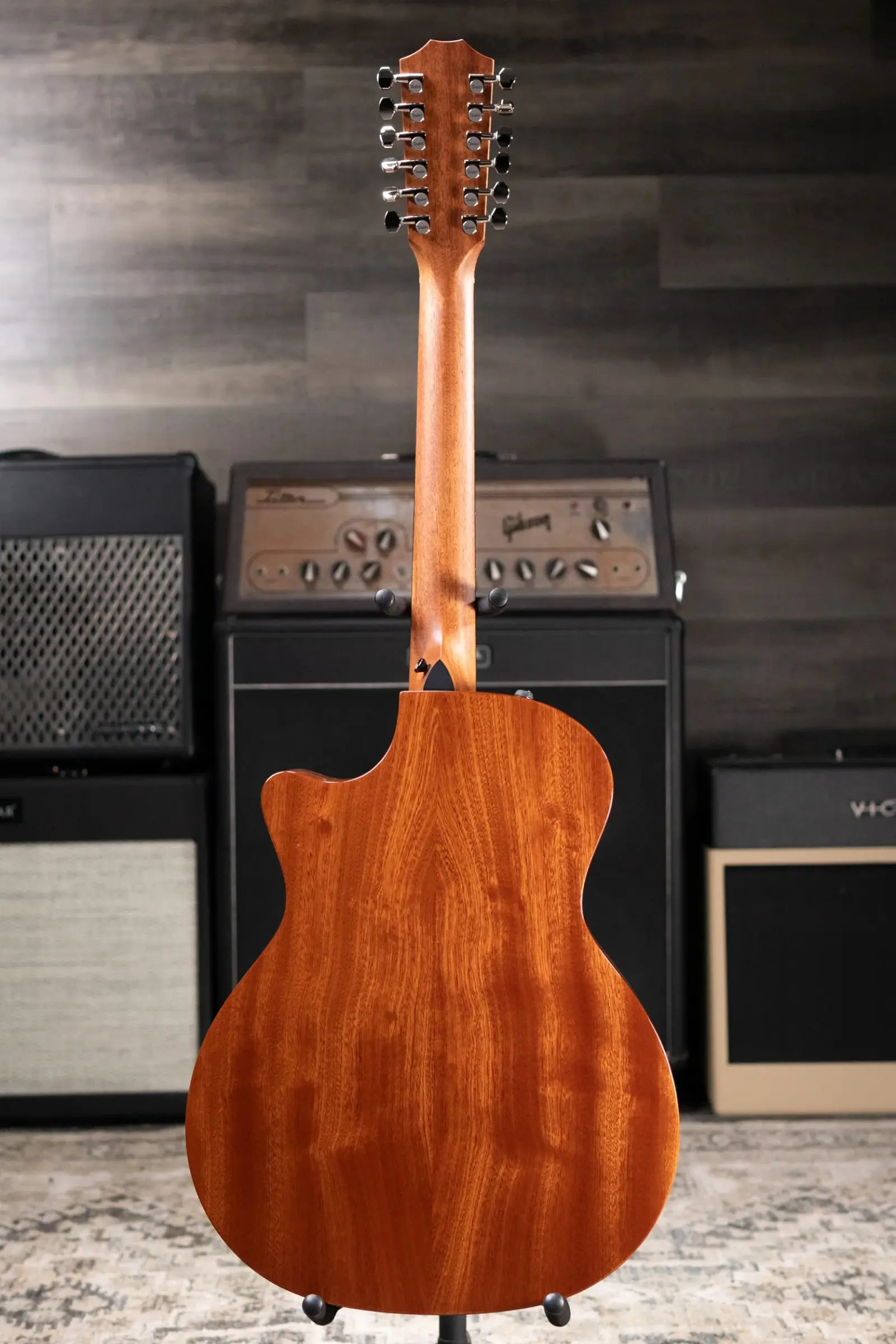 Taylor 354ce Studio Special Edition Acoustic/Electric Guitar - Honeyburst with Gig Bag