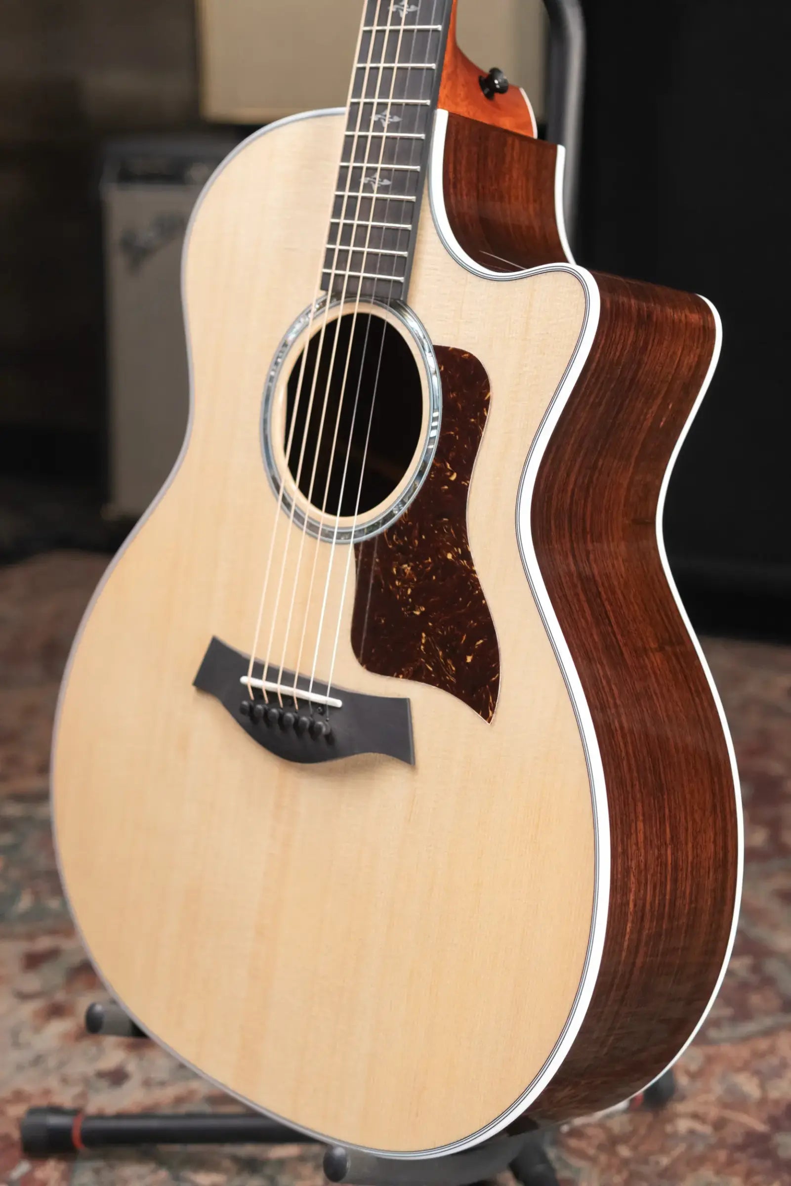 Taylor 414ce Grand Auditorium Acoustic/Electric Guitar - Natural with Hardshell Case