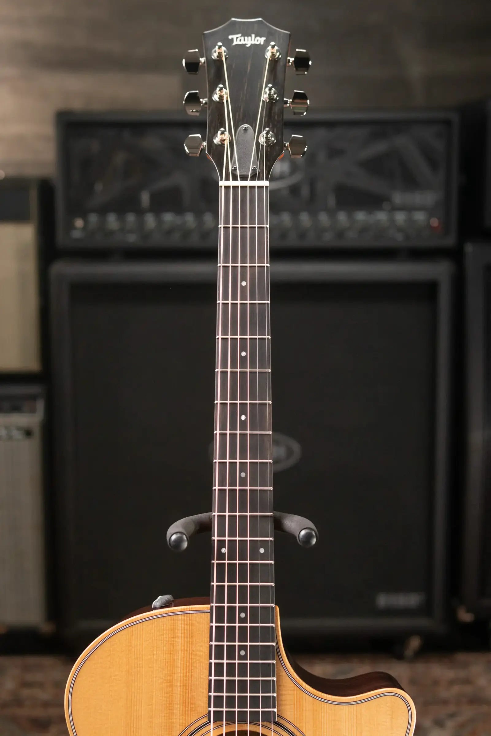 Taylor 414ce Studio Grand Auditorium Acoustic/Electric Guitar - Natural with Gig Bag - Factory Demo