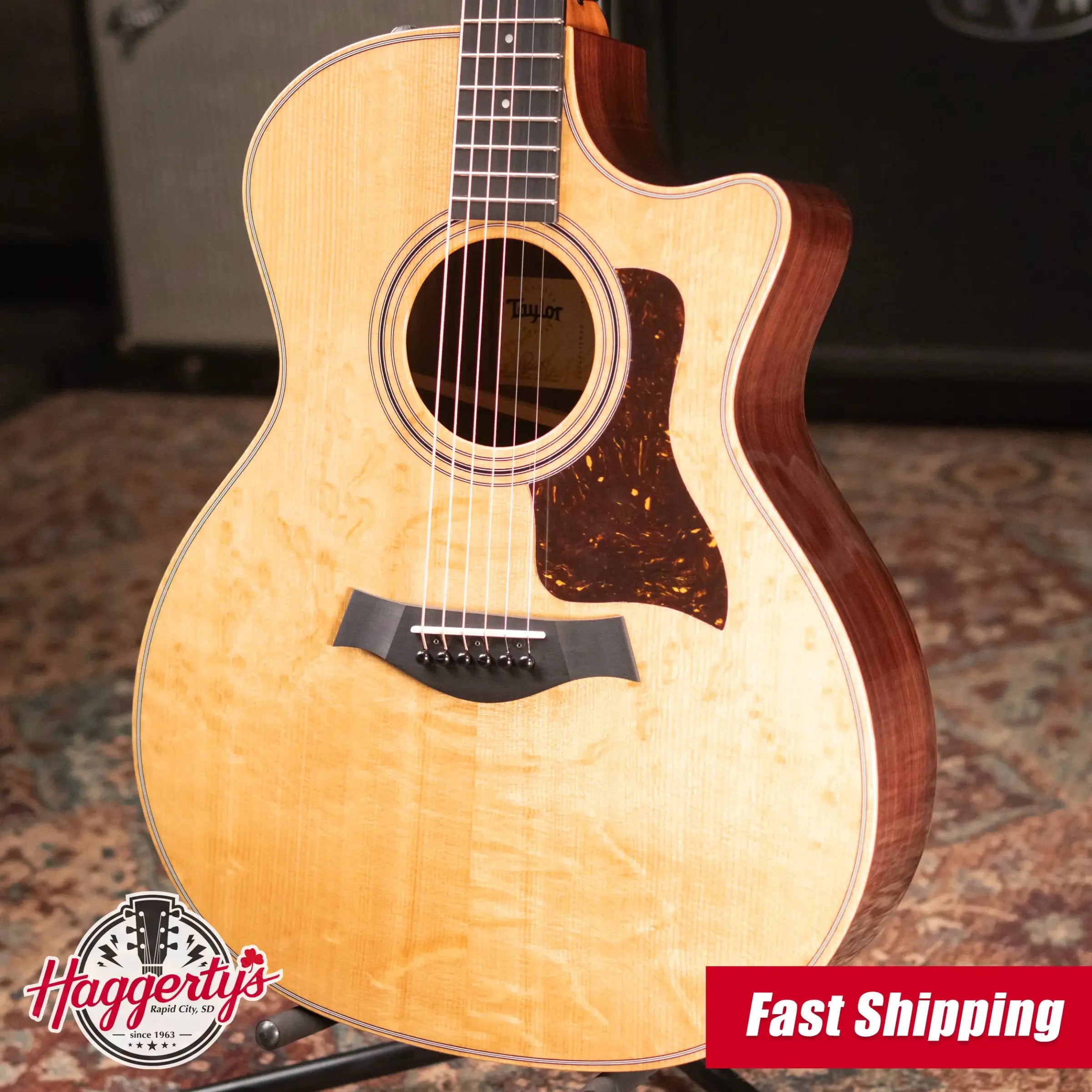 Taylor 414ce Studio Grand Auditorium Acoustic/Electric Guitar - Natural with Gig Bag