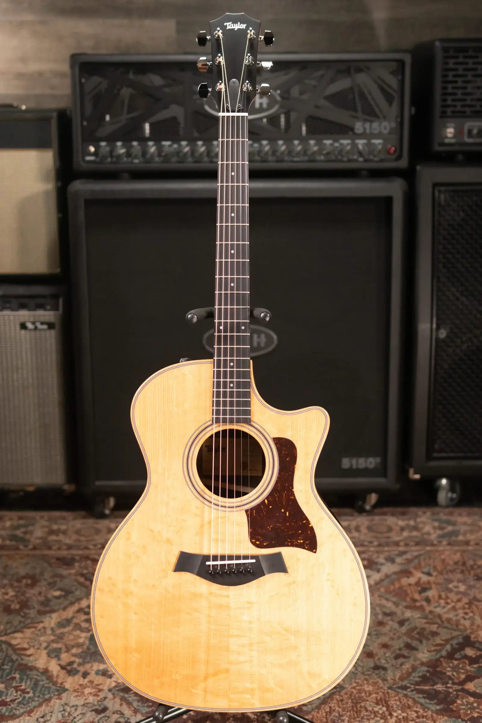 Taylor 414ce Studio Grand Auditorium Acoustic/Electric Guitar - Natural with Gig Bag