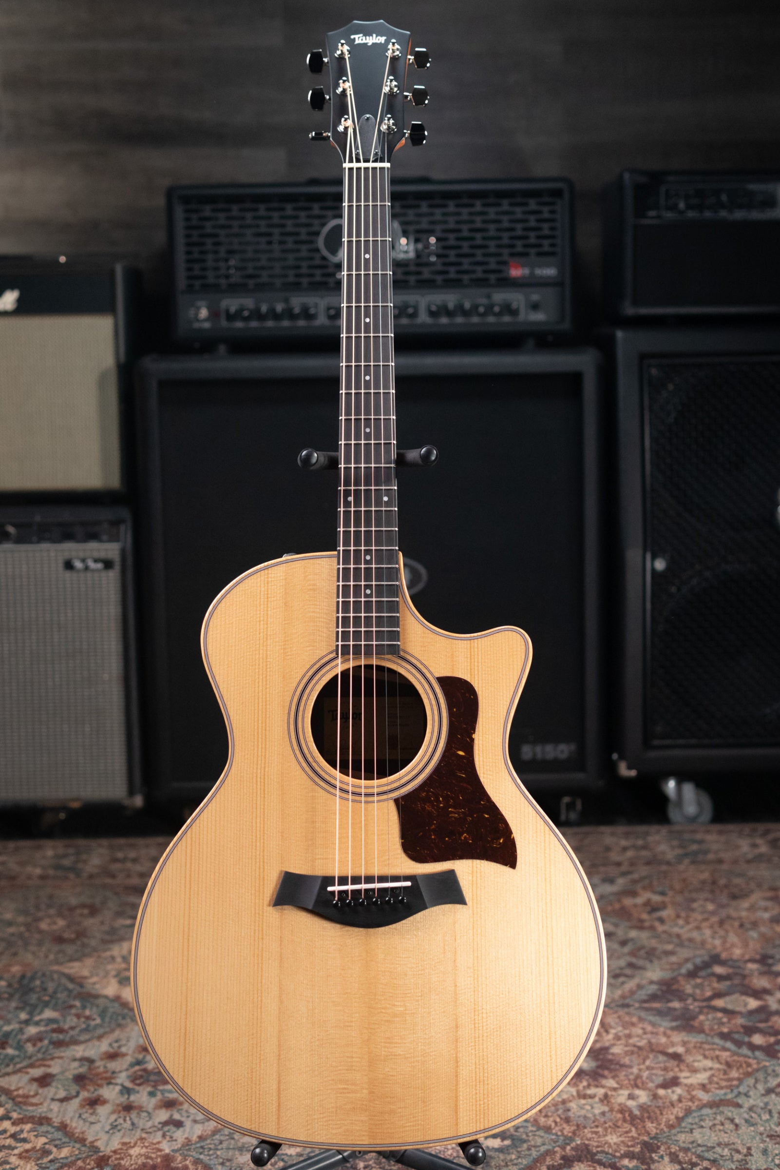 Taylor 414ce Studio Grand Auditorium Acoustic/Electric Guitar - Natural with Gig Bag