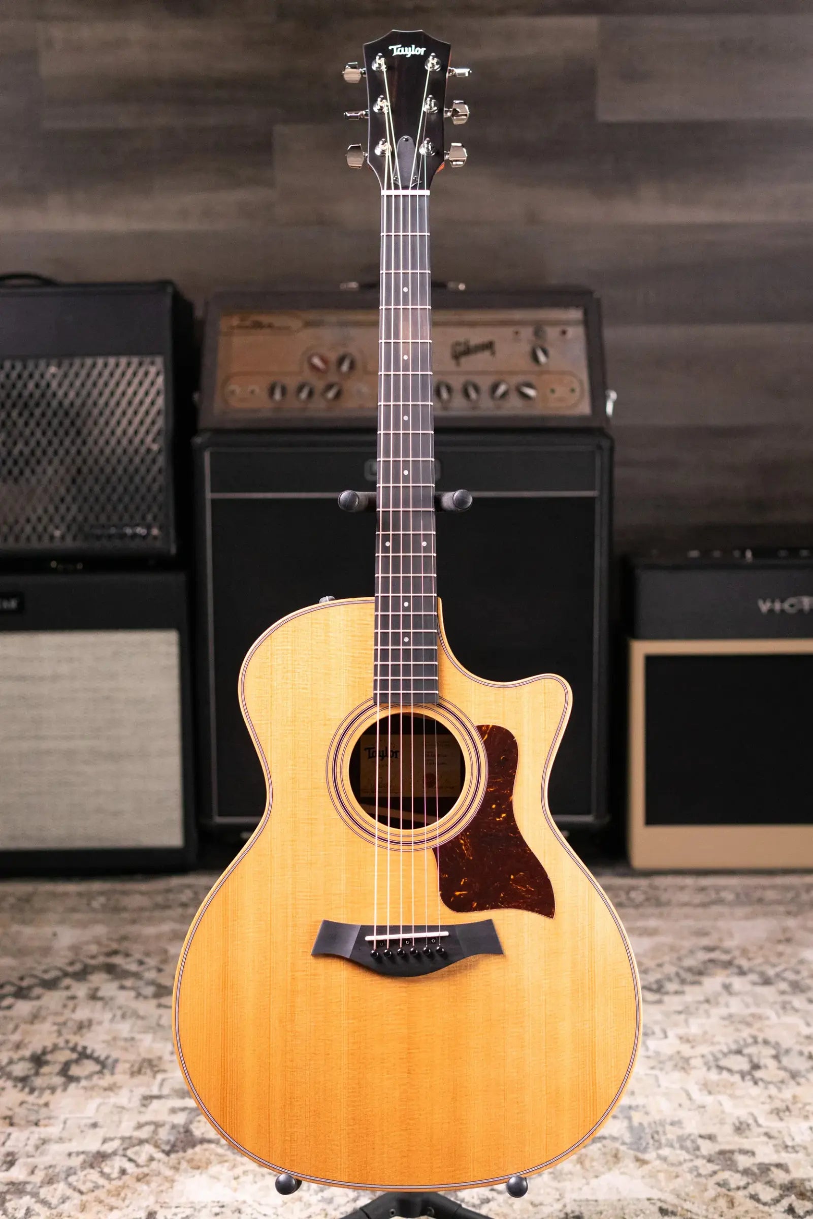 Taylor 414ce Studio Grand Auditorium Acoustic/Electric Guitar - Natural with Gig Bag