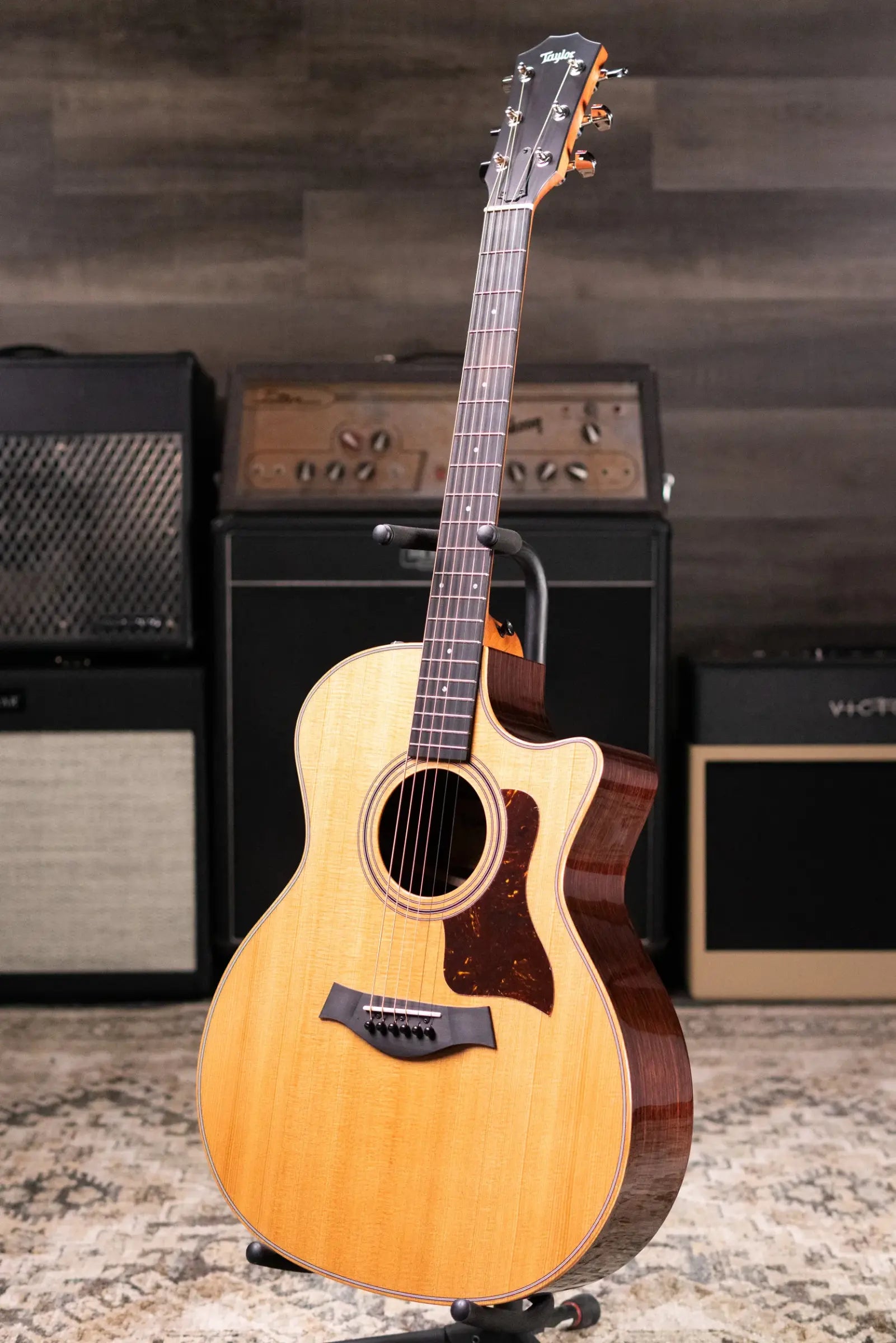 Taylor 414ce Studio Grand Auditorium Acoustic/Electric Guitar - Natural with Gig Bag