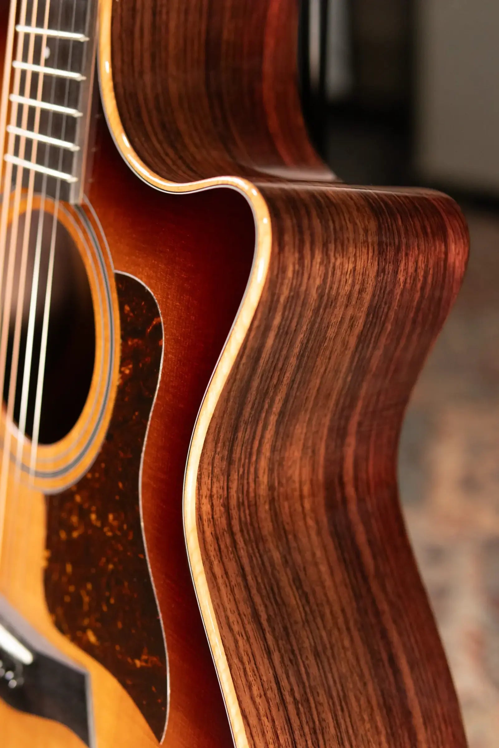 Taylor 414ce Studio Grand Auditorium Acoustic/Electric Guitar - Shaded Edge Burst Top with Gig Bag - Factory Demo