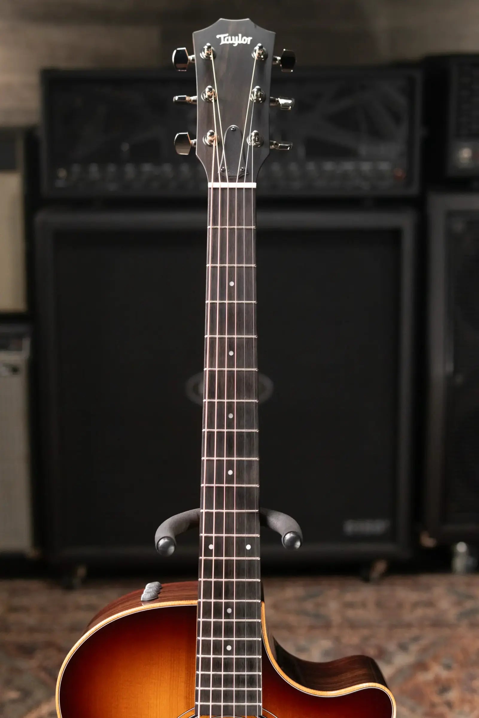 Taylor 414ce Studio Grand Auditorium Acoustic/Electric Guitar - Shaded Edge Burst Top with Gig Bag - Factory Demo