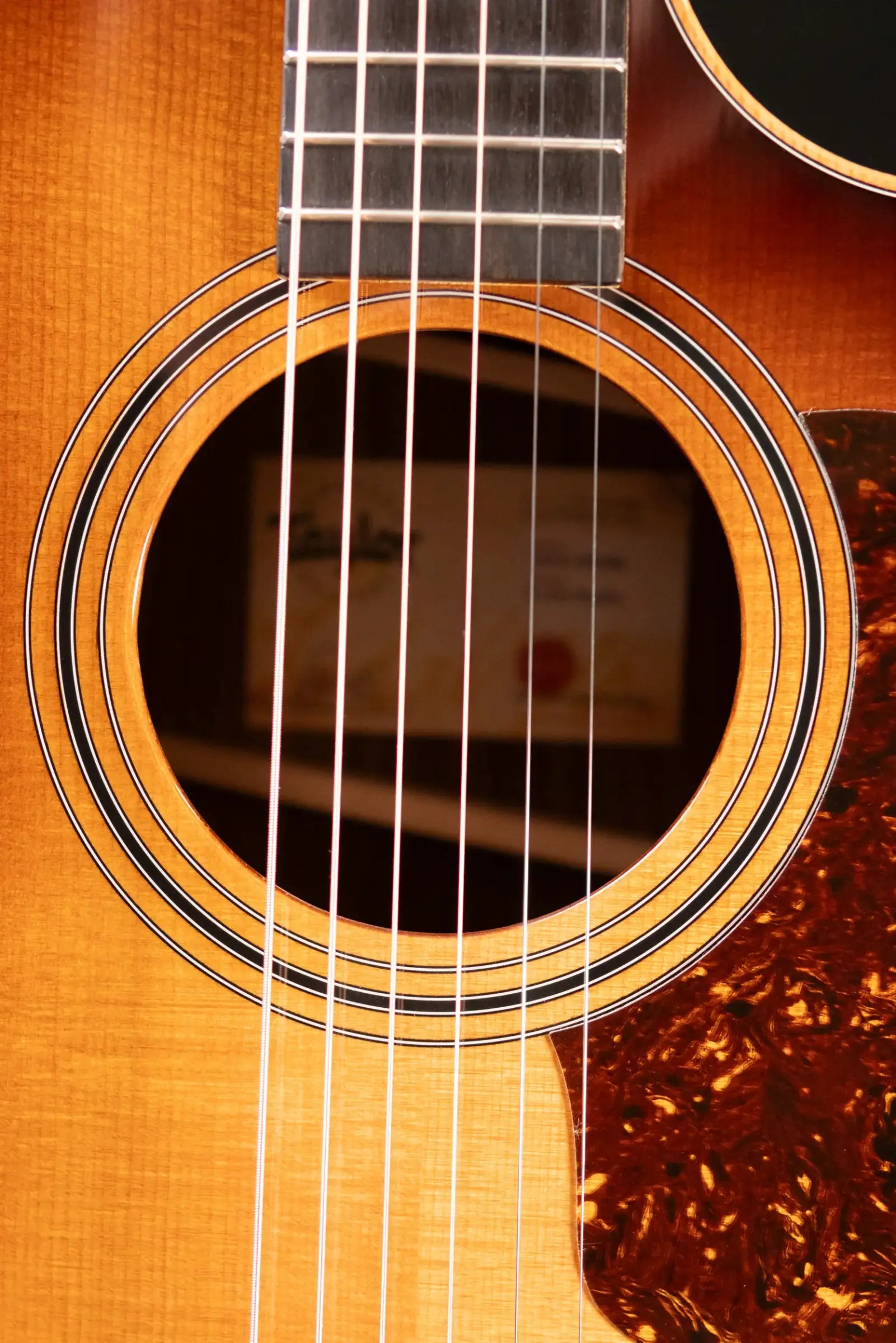 Taylor 414ce Studio Grand Auditorium Acoustic/Electric Guitar - Shaded Edge Burst Top with Gig Bag - Factory Demo
