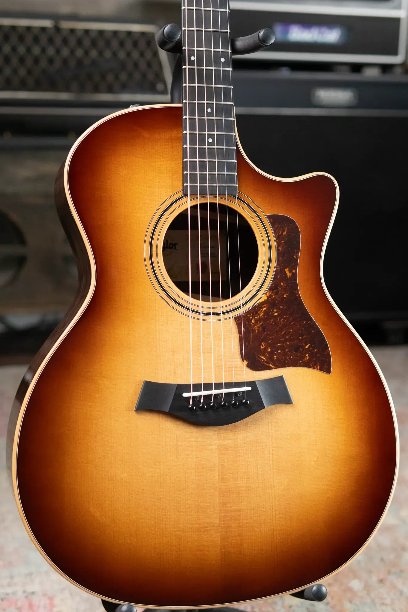 Taylor 414ce Studio Special Edition Grand Auditorium Acoustic/Electric Guitar - Shaded Edge Burst with Gig Bag