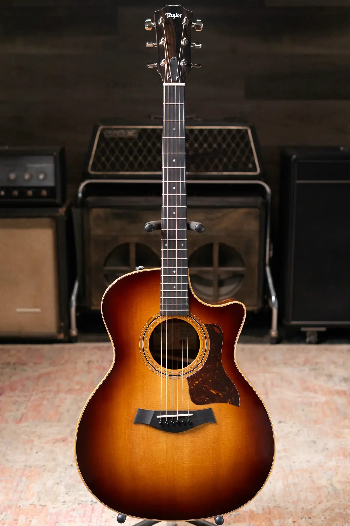 Taylor 414ce Studio Special Edition Grand Auditorium Acoustic/Electric Guitar - Shaded Edge Burst with Gig Bag
