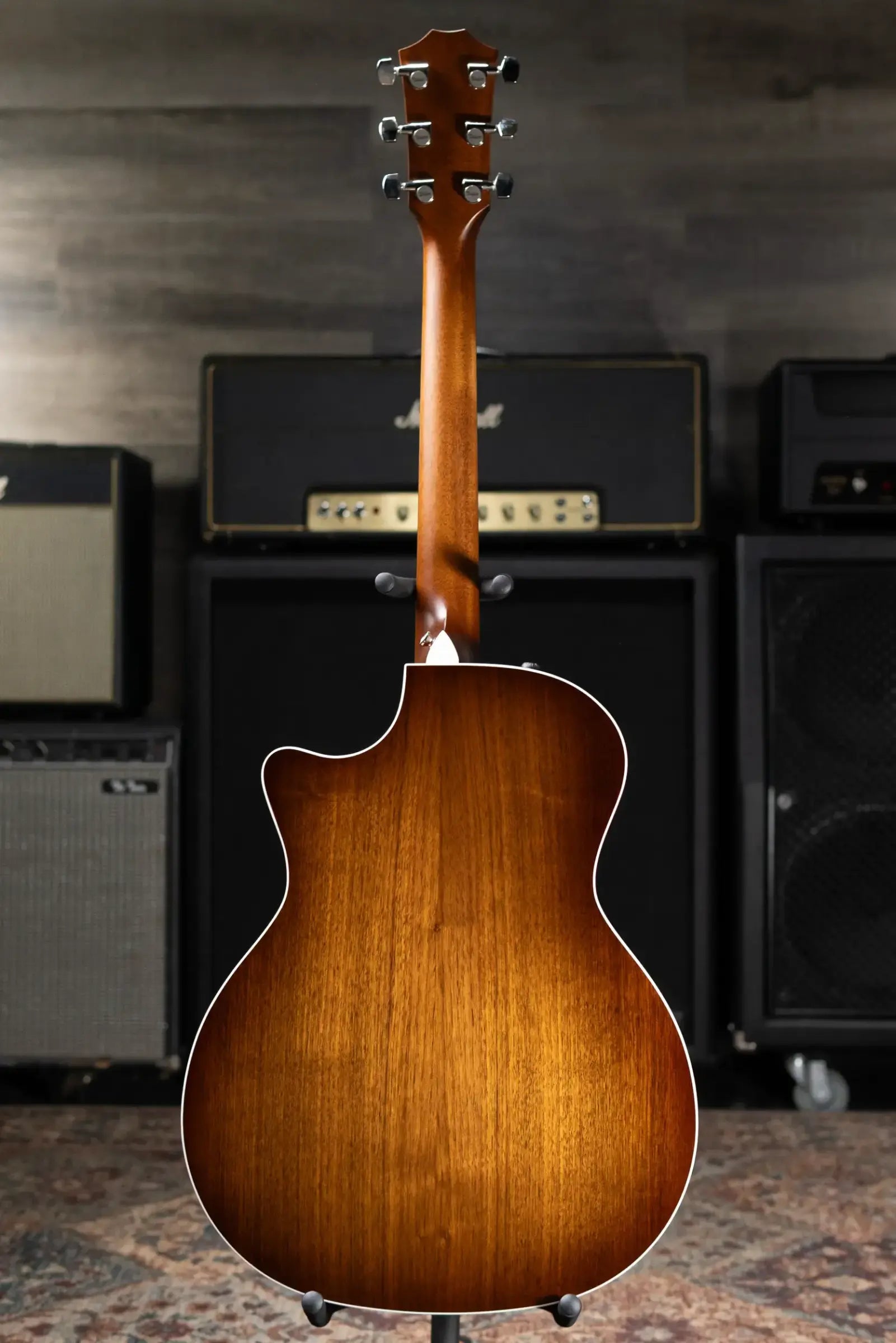 Taylor 424ce Special Edition Grand Auditorium Acoustic/Electric Guitar - Shaded Edge Burst with Hardshell Case