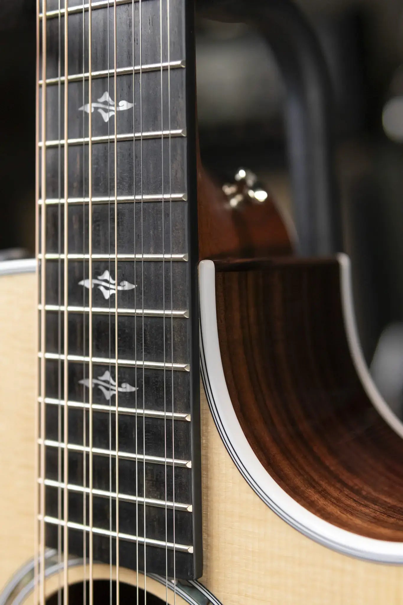 Taylor 454ce 12-String Grand Auditorium Acoustic/Electric Guitar with Hardshell Case - Floor Model