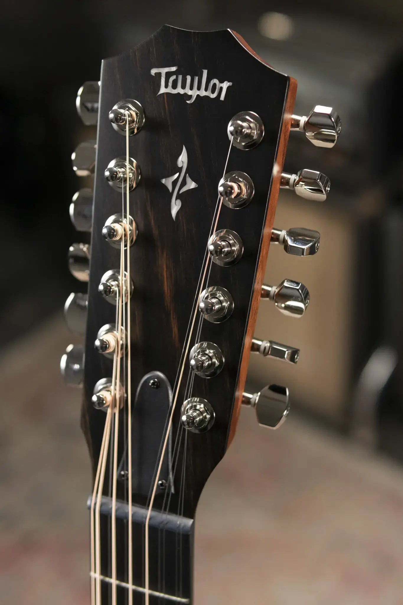 Taylor 454ce-R 12-String Grand Auditorium Acoustic/Electric Guitar - Sunburst Top with Hardshell Case