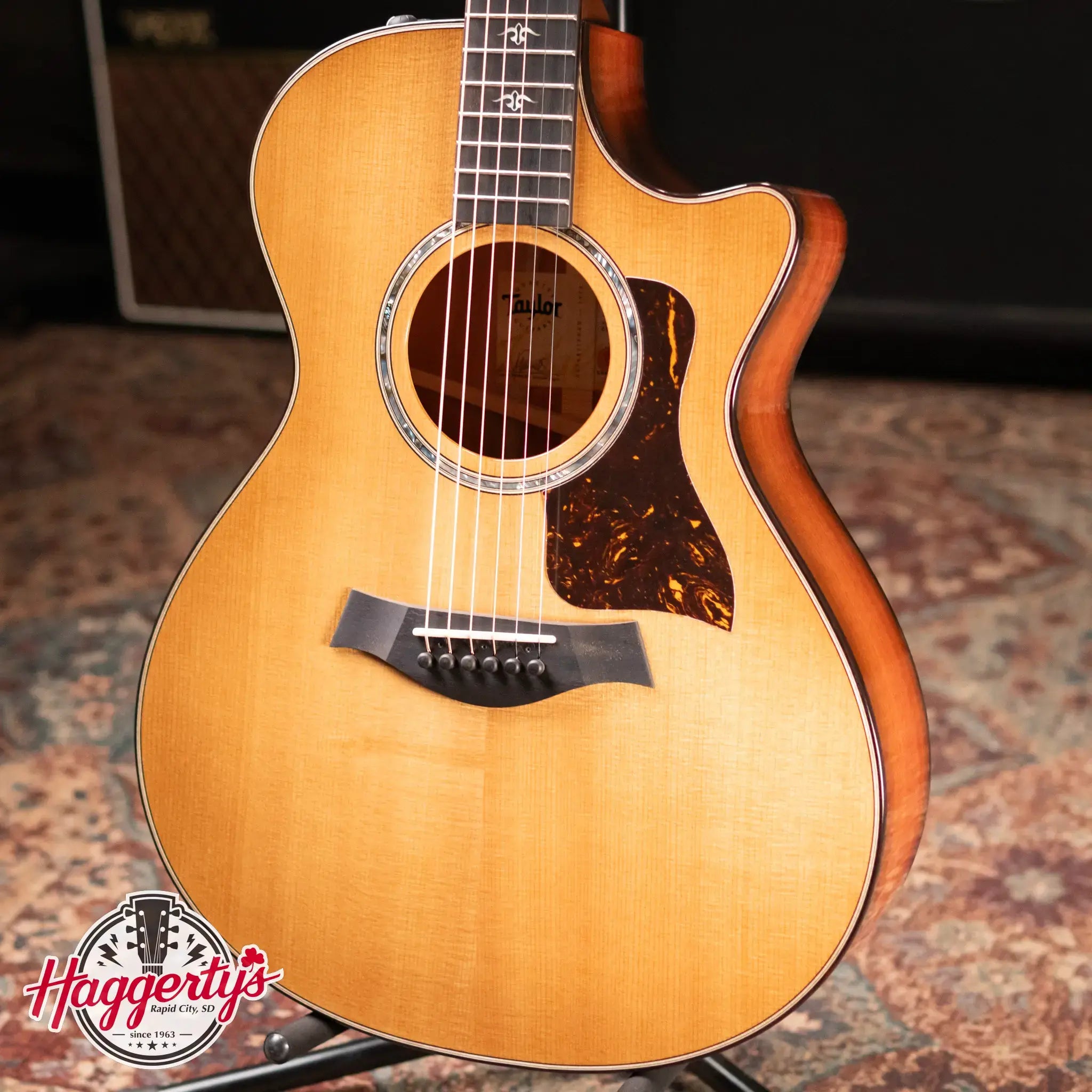Taylor 512ce Grand Concert Acoustic/Electric Guitar with Hardshell Case - Floor Model