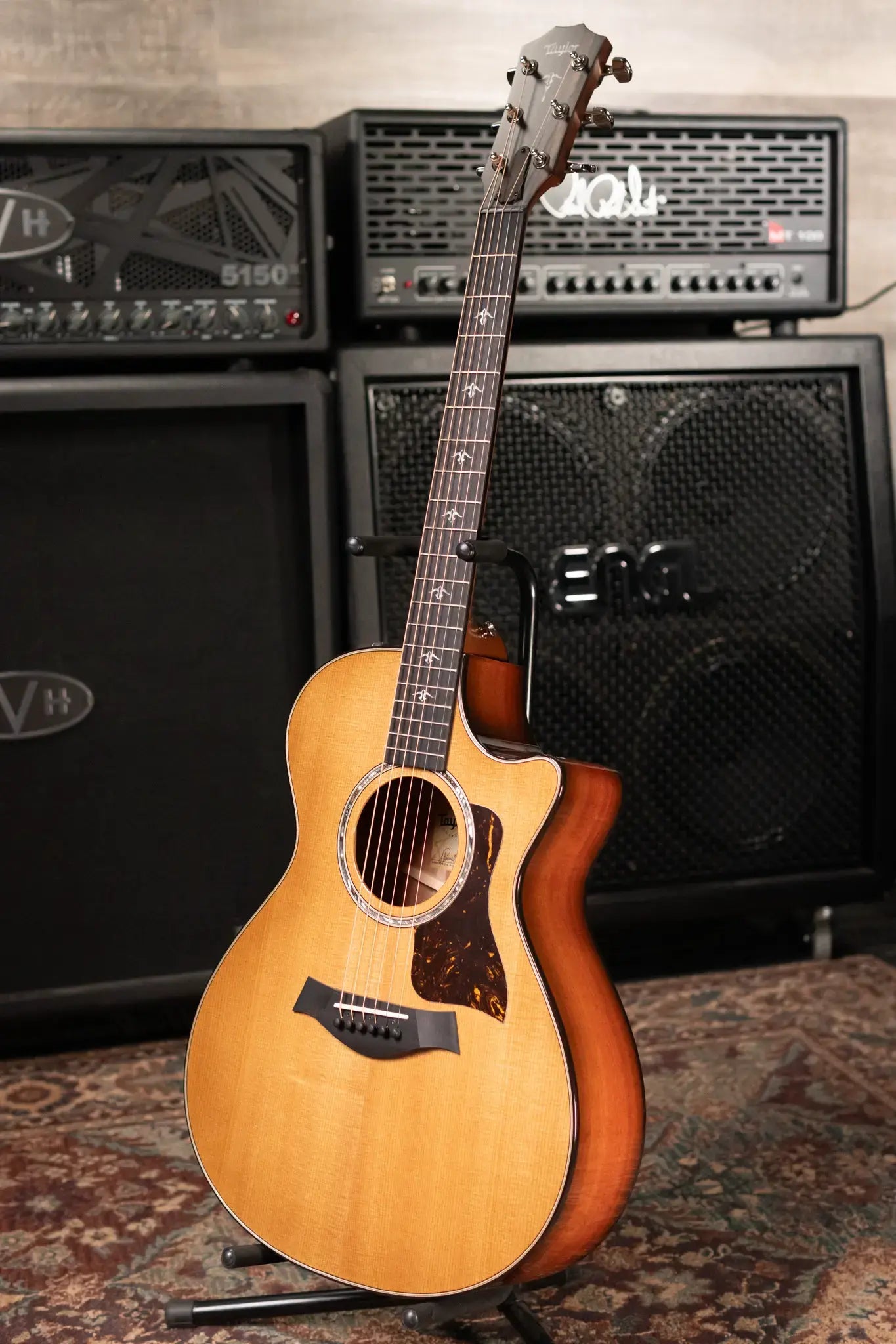 Taylor 512ce Grand Concert Acoustic/Electric Guitar with Hardshell Case