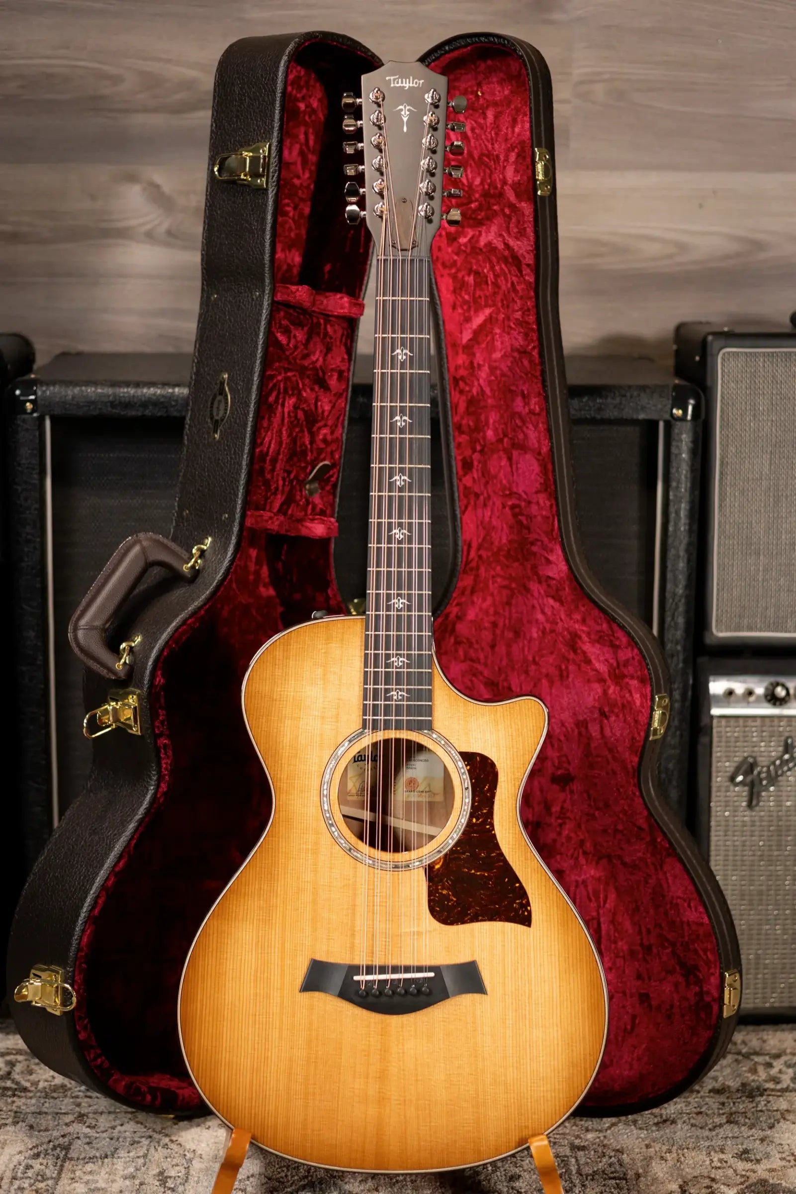 Taylor 552ce 12-String Grand Concert Acoustic/Electric Guitar - Shaded Edge Burst with Hardshell Case - Used