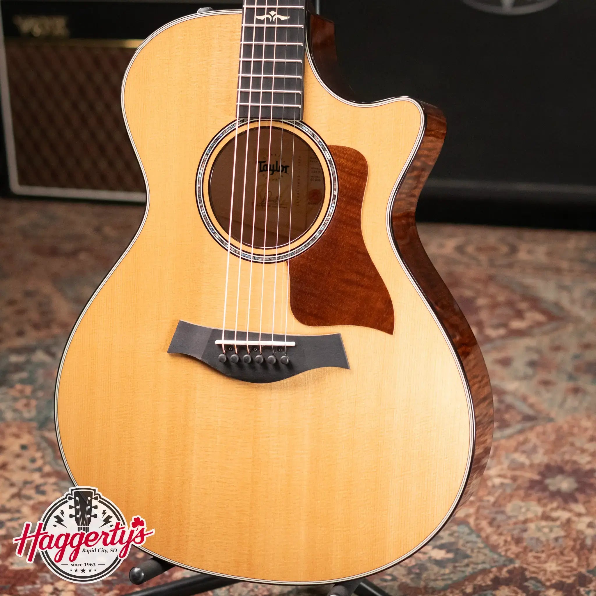 Taylor 612ce Grand Concert Acoustic/Electric Guitar with Hardshell Case