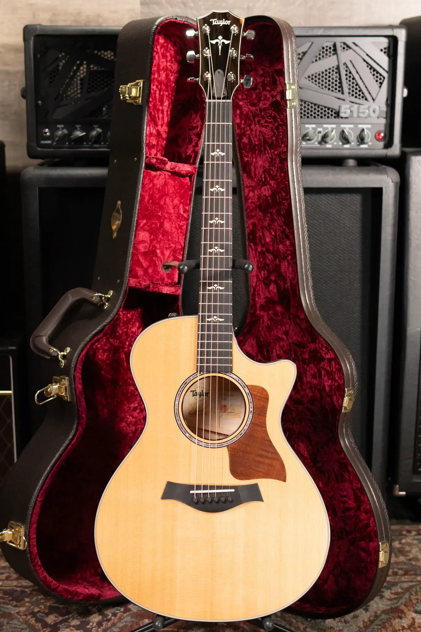 Taylor 612ce Grand Concert Acoustic/Electric Guitar with Hardshell Case