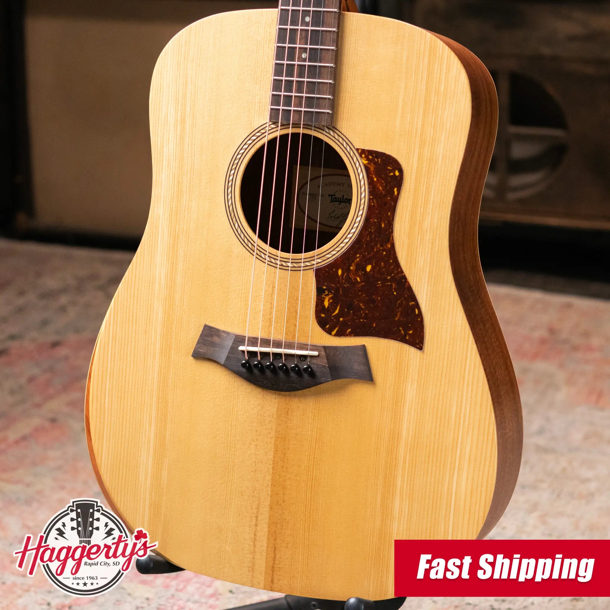 Taylor Academy 10e LTD Dreadnought Acoustic/Electric Guitar - Spruce/Figured Koa with Gig Bag
