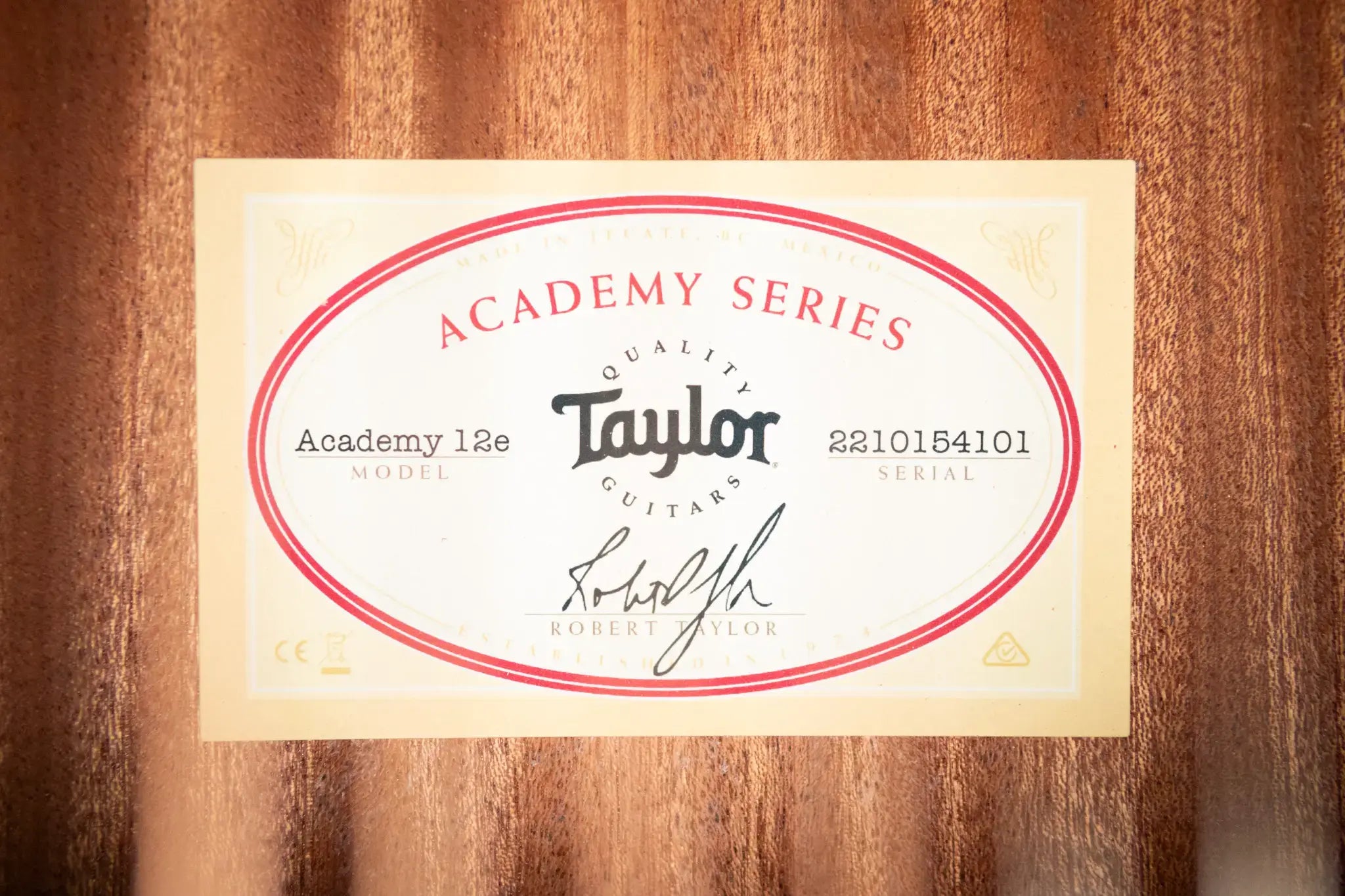 Taylor Academy 12e Grand Concert Acoustic/Electric Guitar with Gig Bag