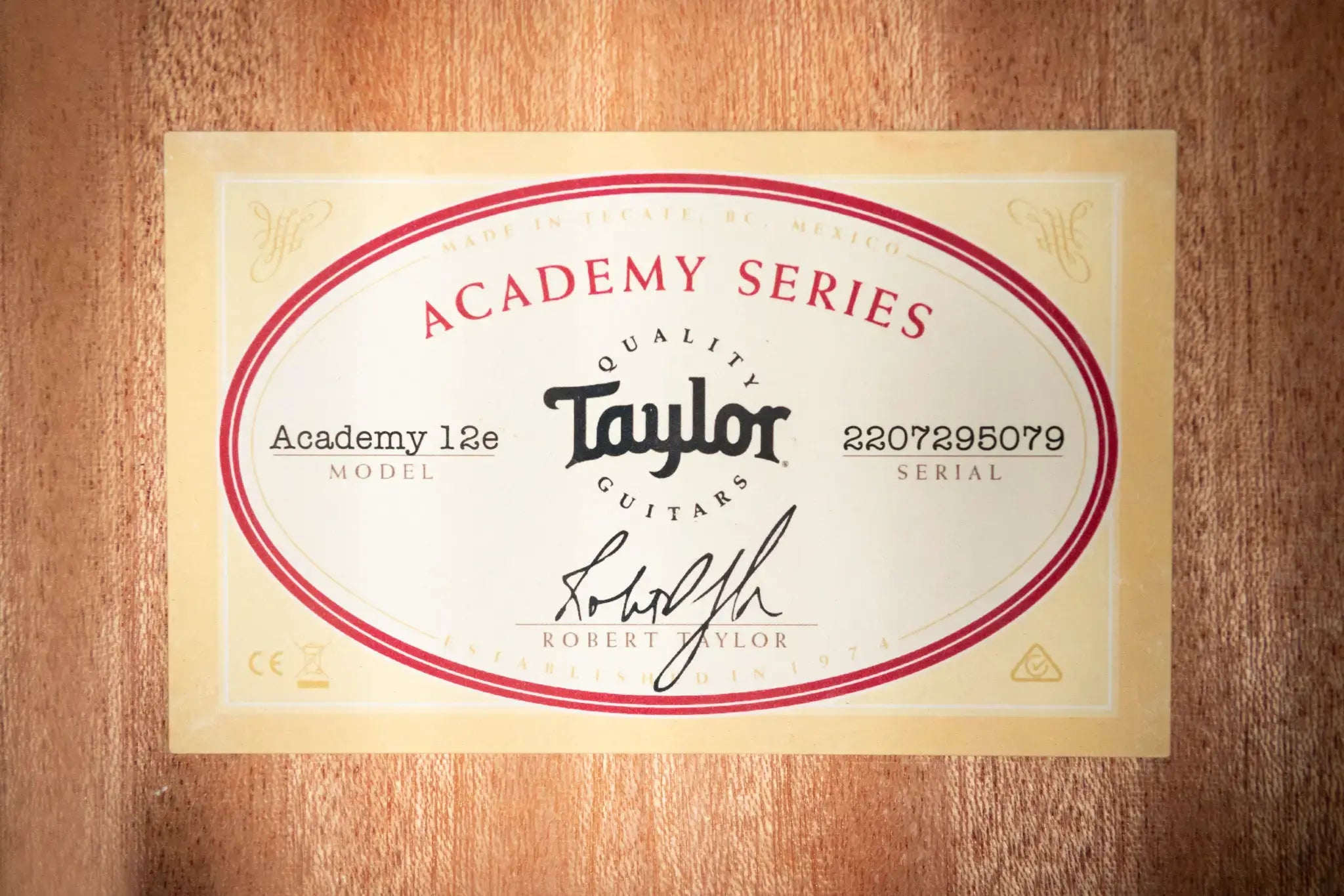 Taylor Academy 12e Grand Concert Acoustic/Electric Guitar with Gig Bag