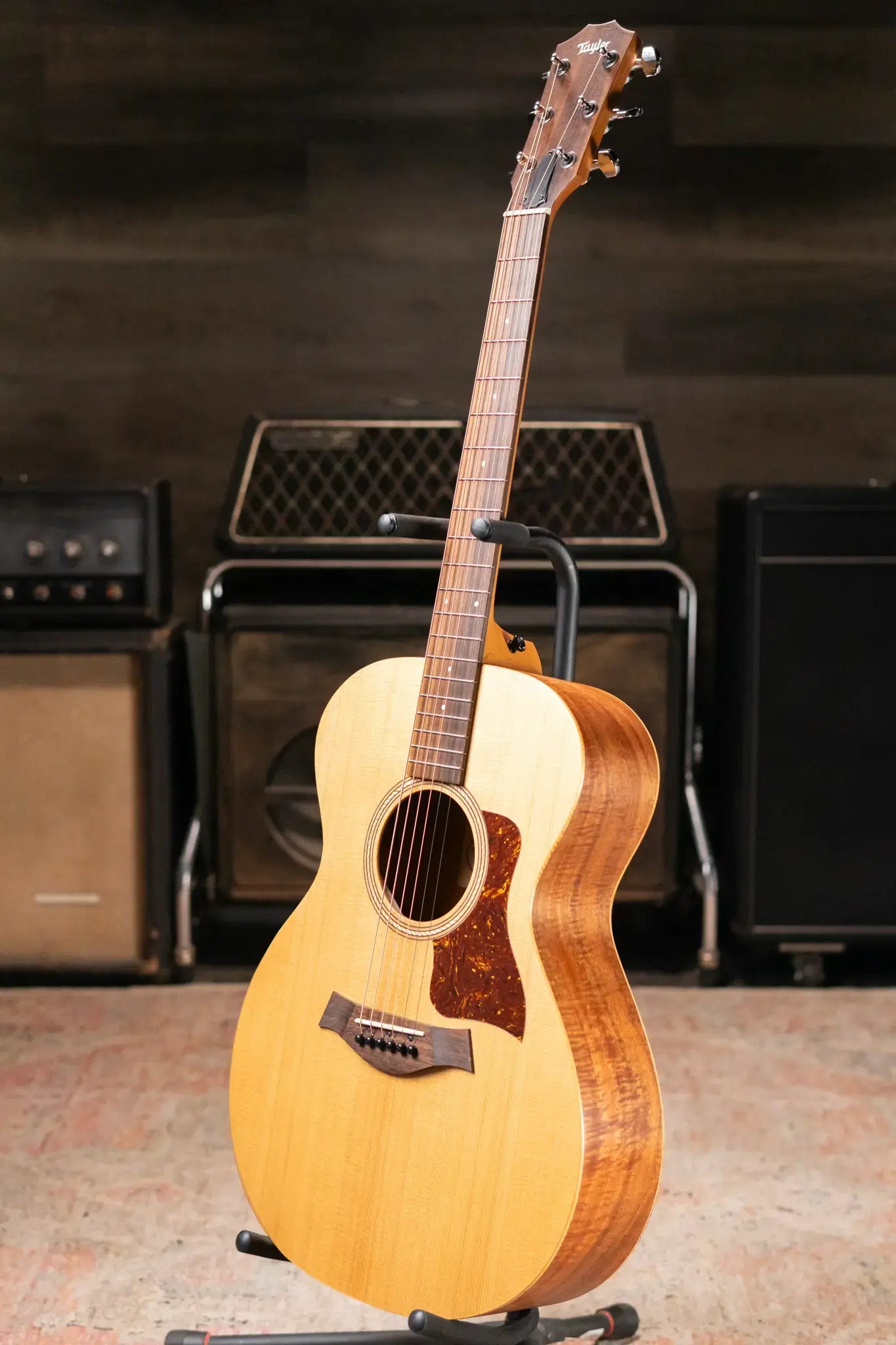 Taylor Academy 12e LTD Grand Concert Acoustic/Electric Guitar - Figured Koa with Gig Bag